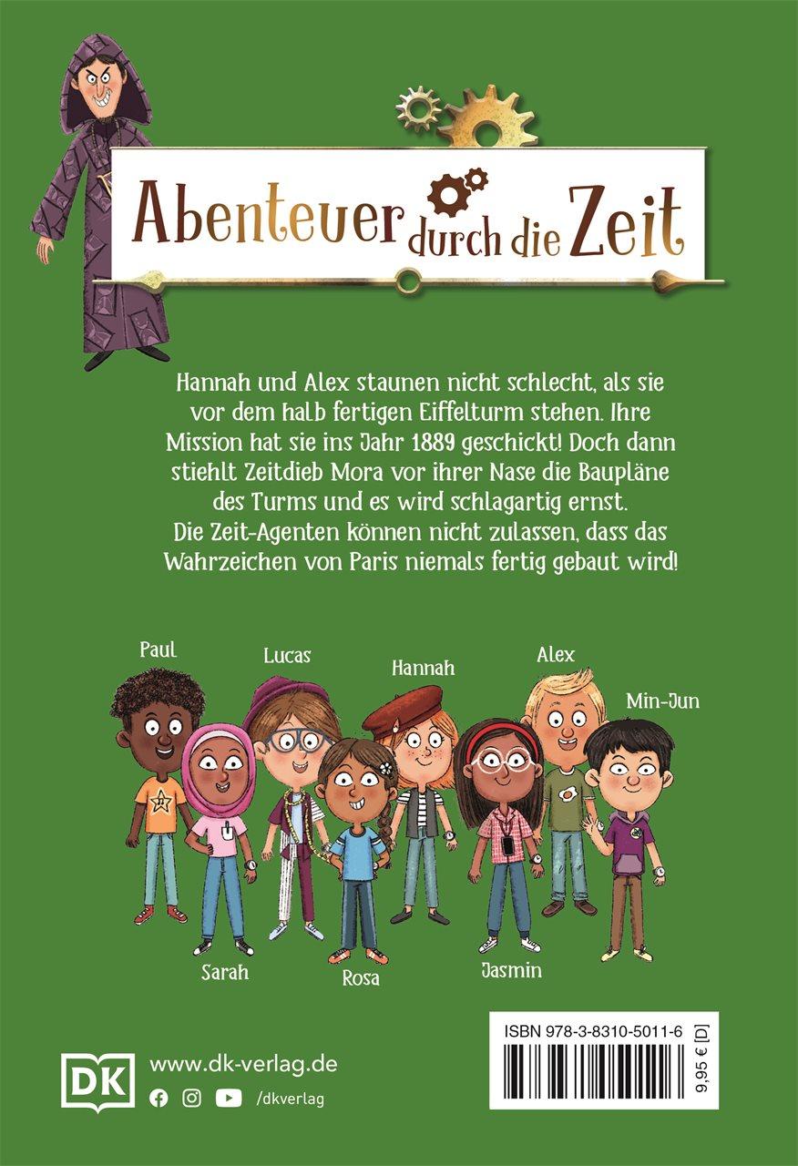 Rückseitencover Die Zeit-Agenten 3. Jagd um den Eiffelturm