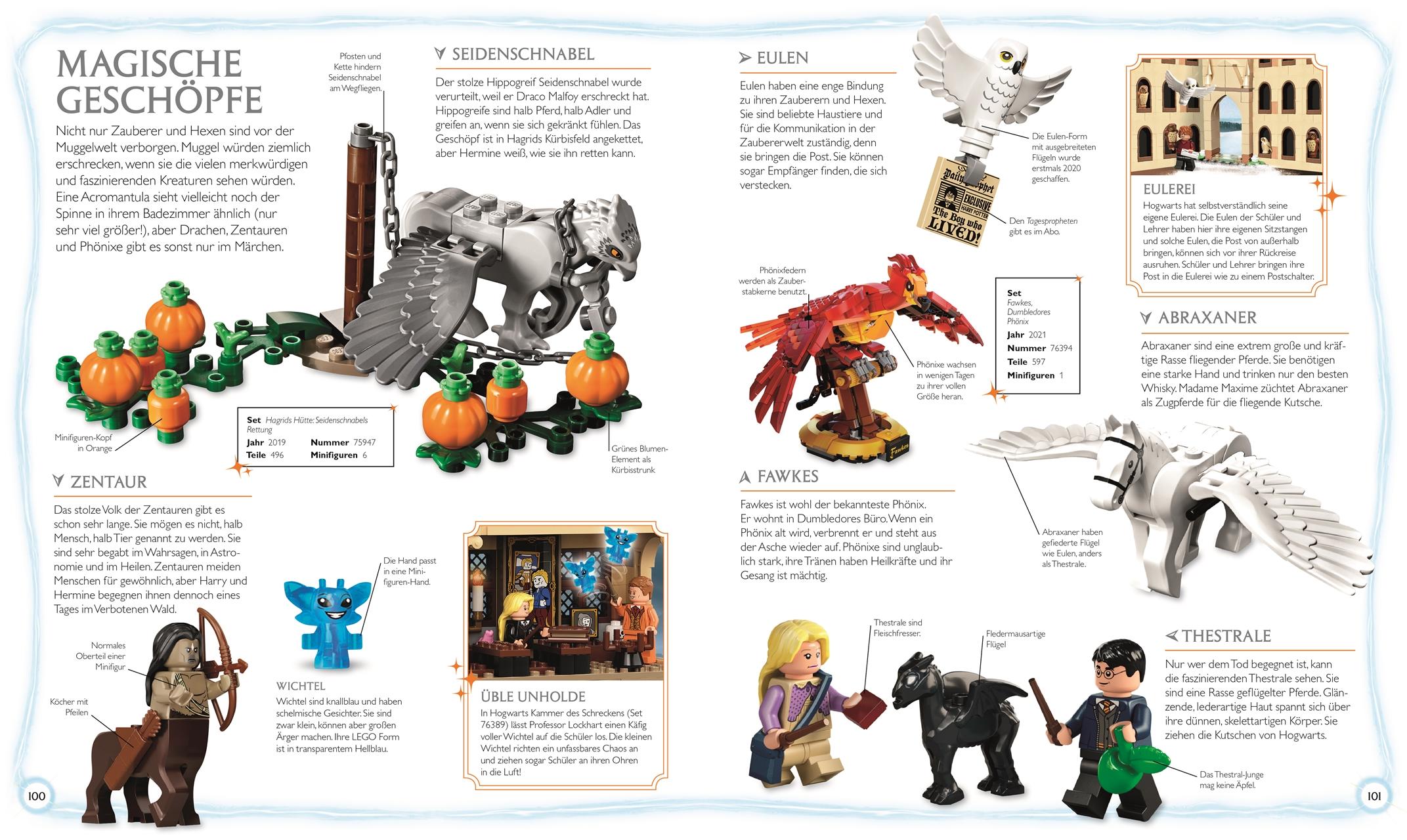 Beispielinhalt (Bild) LEGO® Harry Potter(TM) Das magische Lexikon