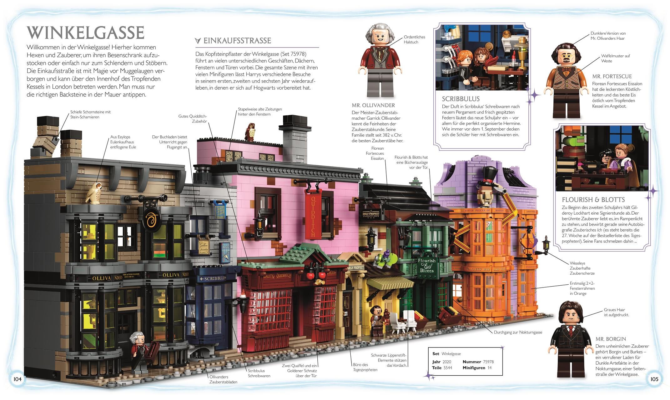 Beispielinhalt (Bild) LEGO® Harry Potter(TM) Das magische Lexikon