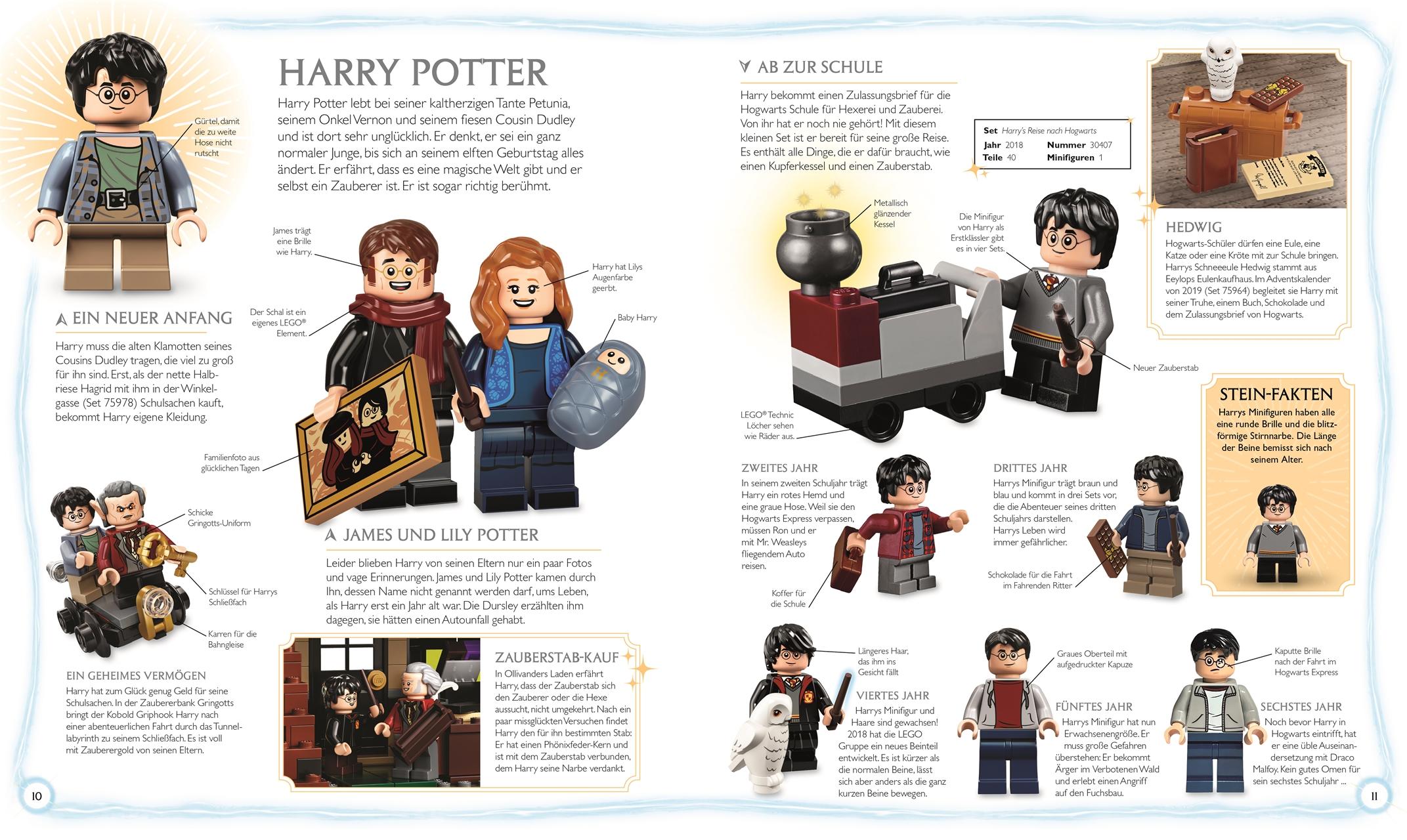Beispielinhalt (Bild) LEGO® Harry Potter(TM) Das magische Lexikon