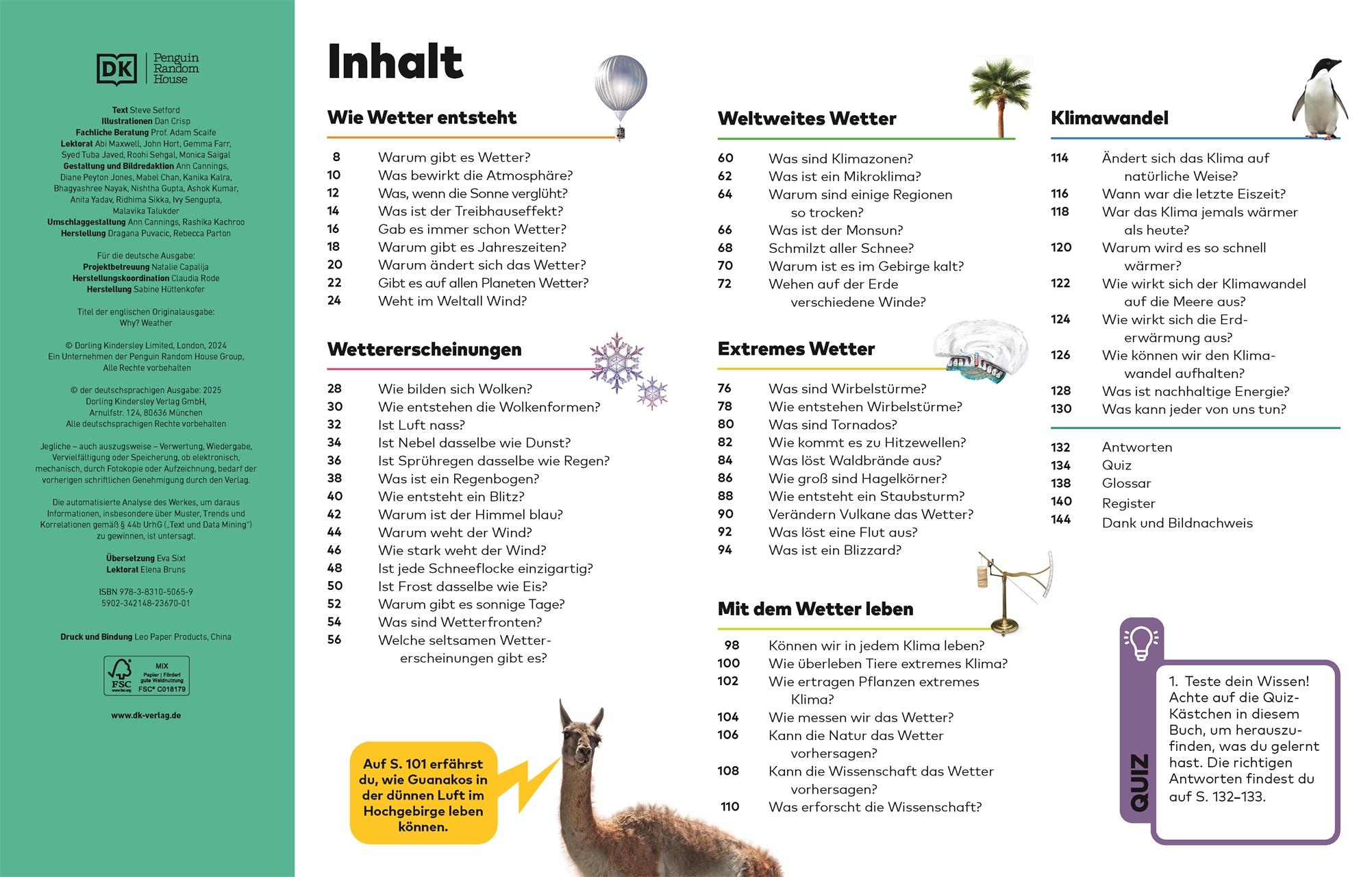Beispielinhalt (Bild) Weshalb? Deshalb! Wetter