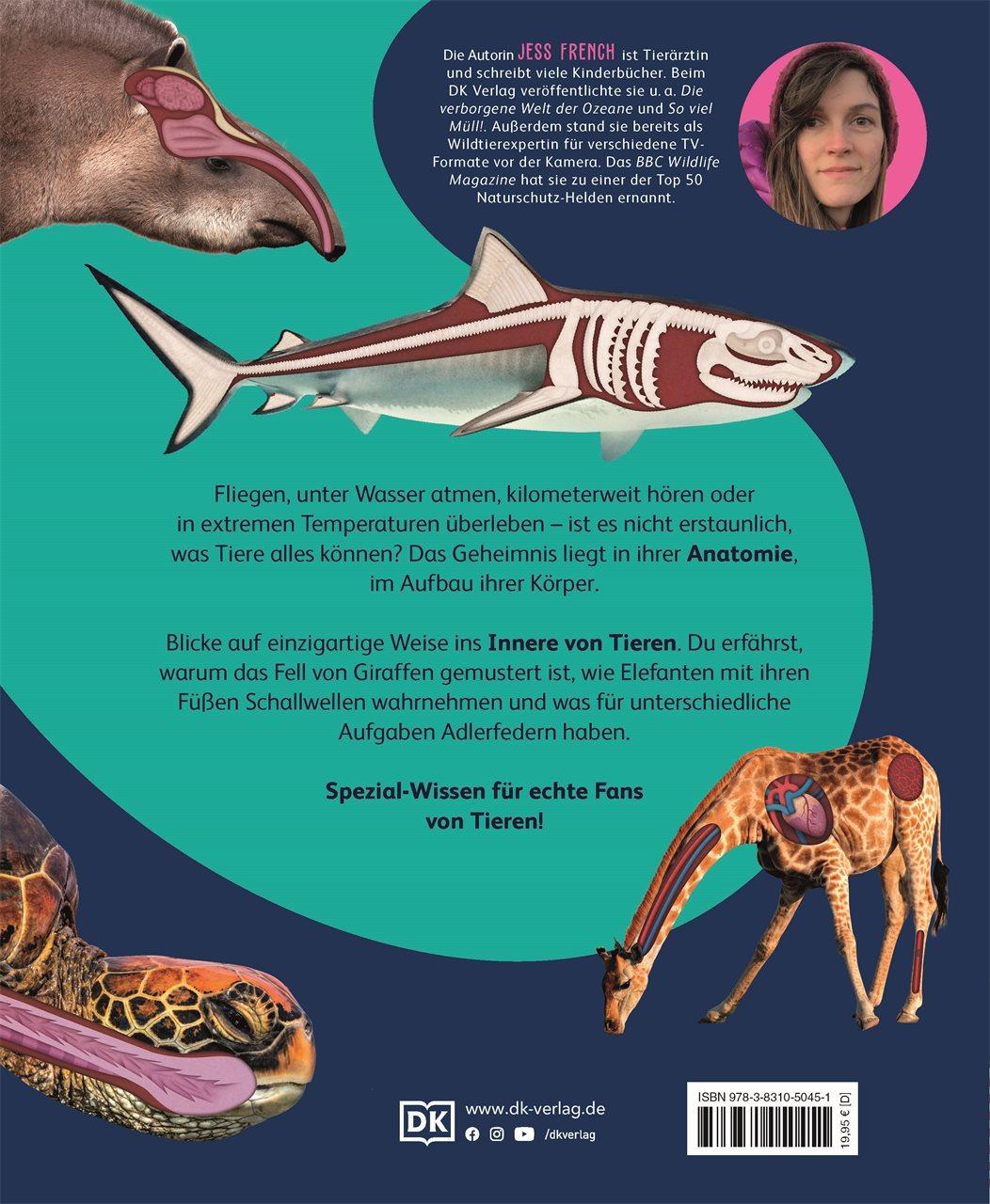 Rückseitencover Anatomie der Tiere