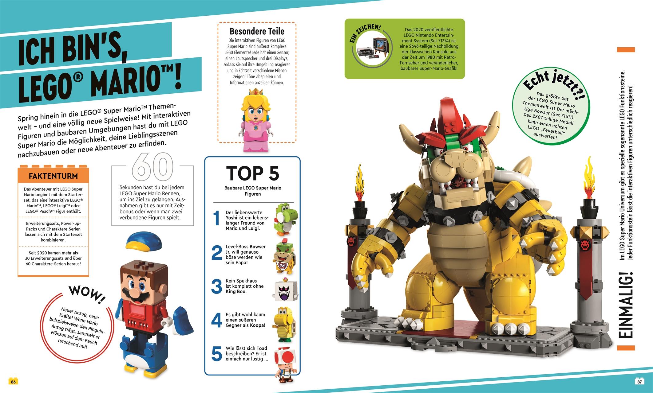 Beispielinhalt (Bild) Das große Buch der LEGO® Fakten