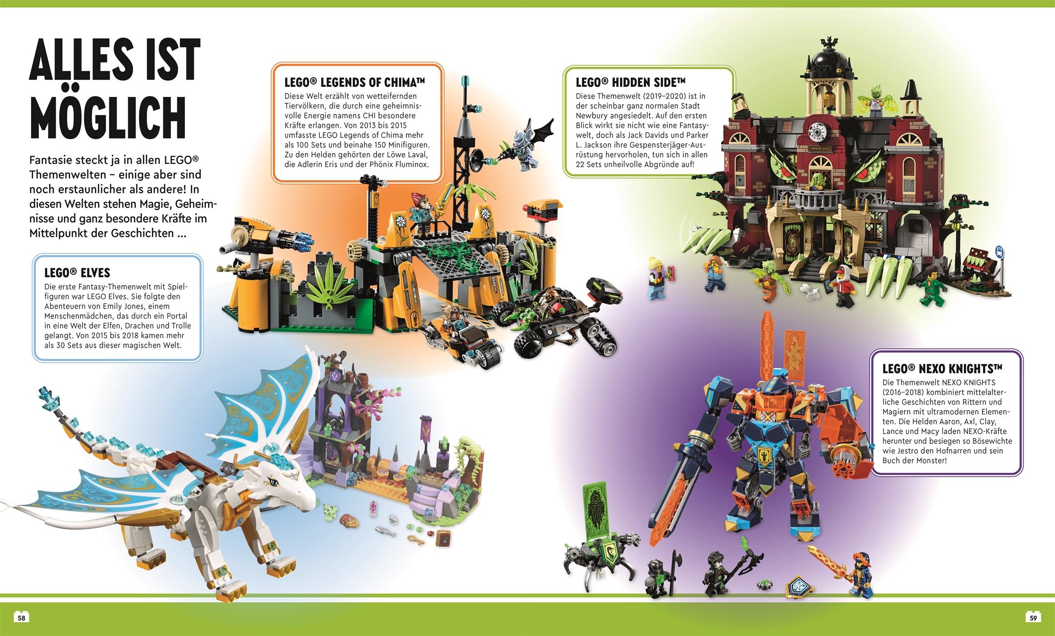 Beispielinhalt (Bild) Das große Buch der LEGO® Fakten