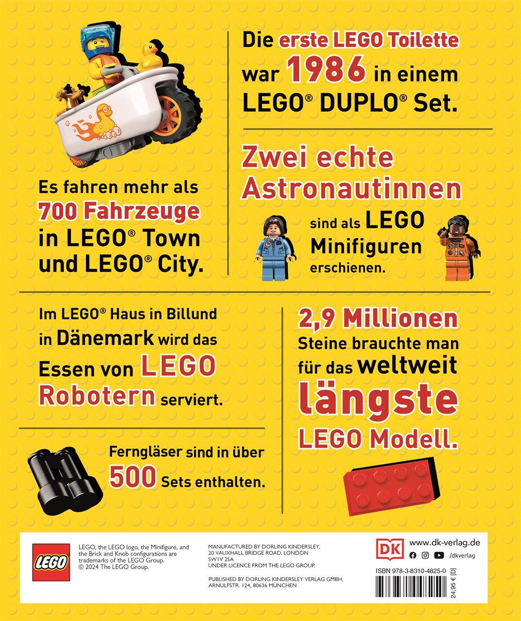 Rückseitencover Das große Buch der LEGO® Fakten