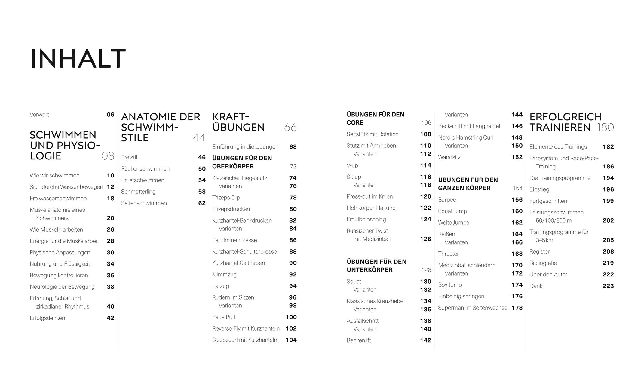 Beispielinhalt (Bild) Schwimmen - Die Anatomie verstehen