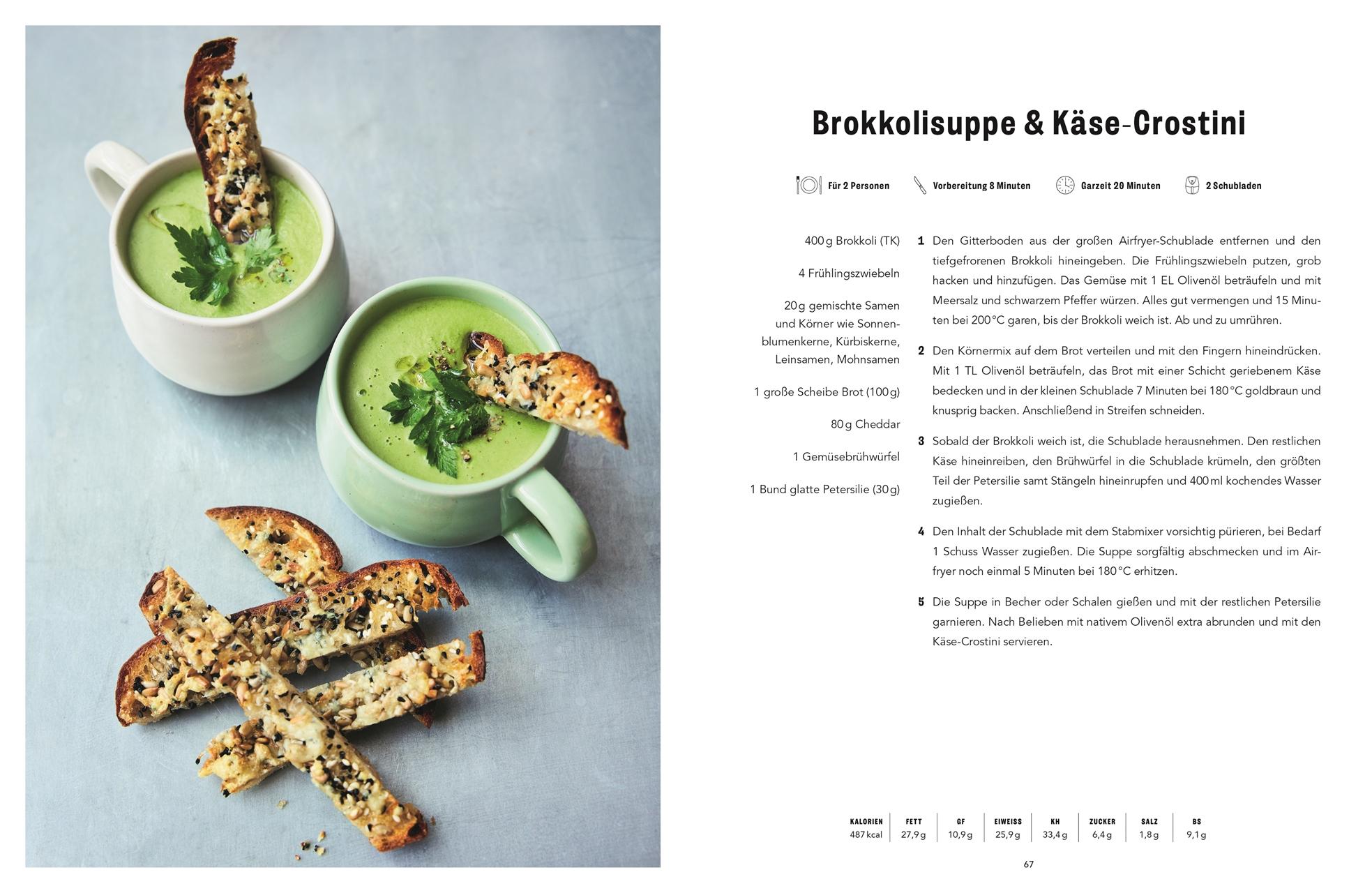 Beispielinhalt (Bild) Easy Air Fryer