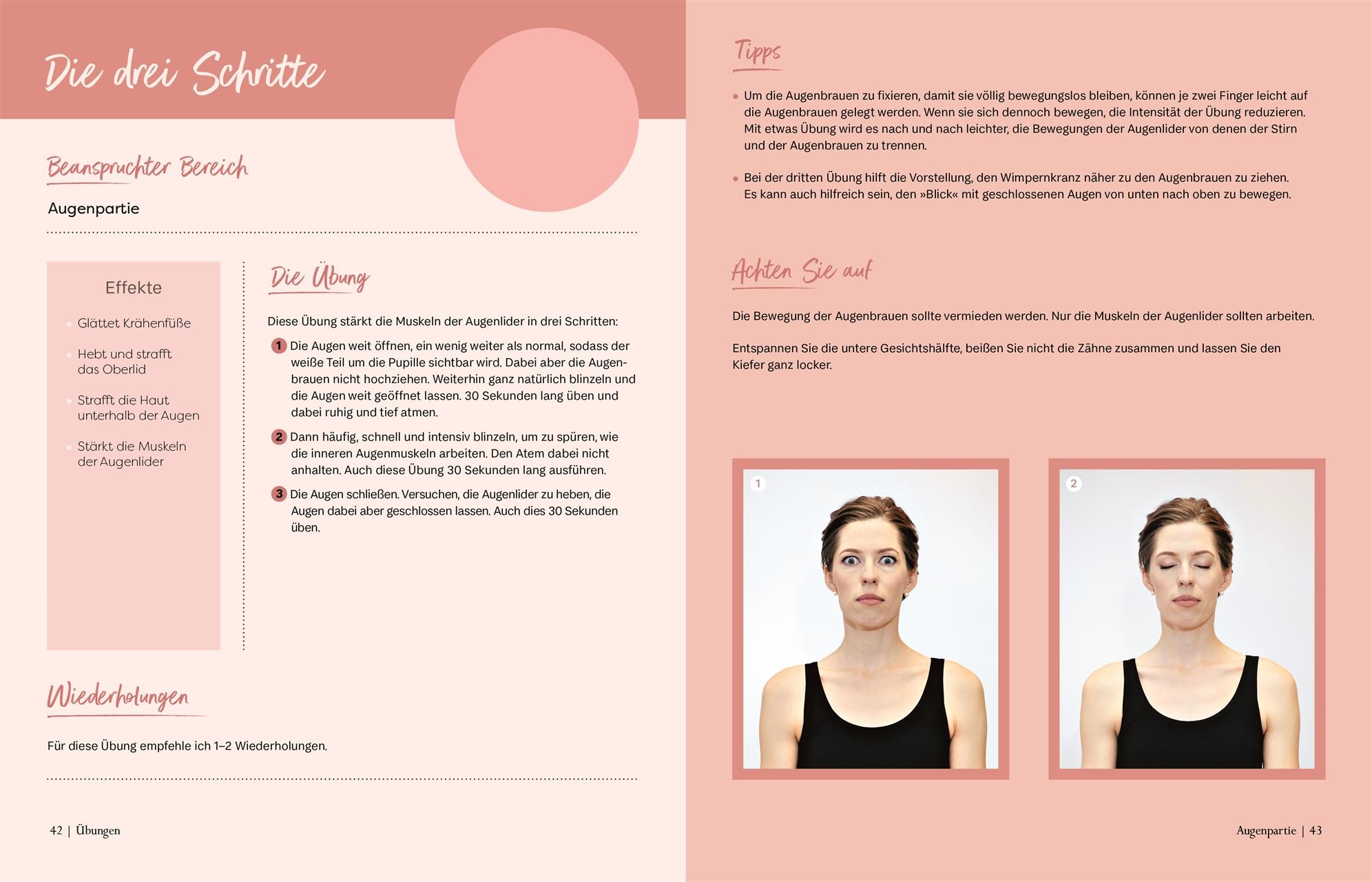Beispielinhalt (Bild) Natürlich schön mit Face Yoga