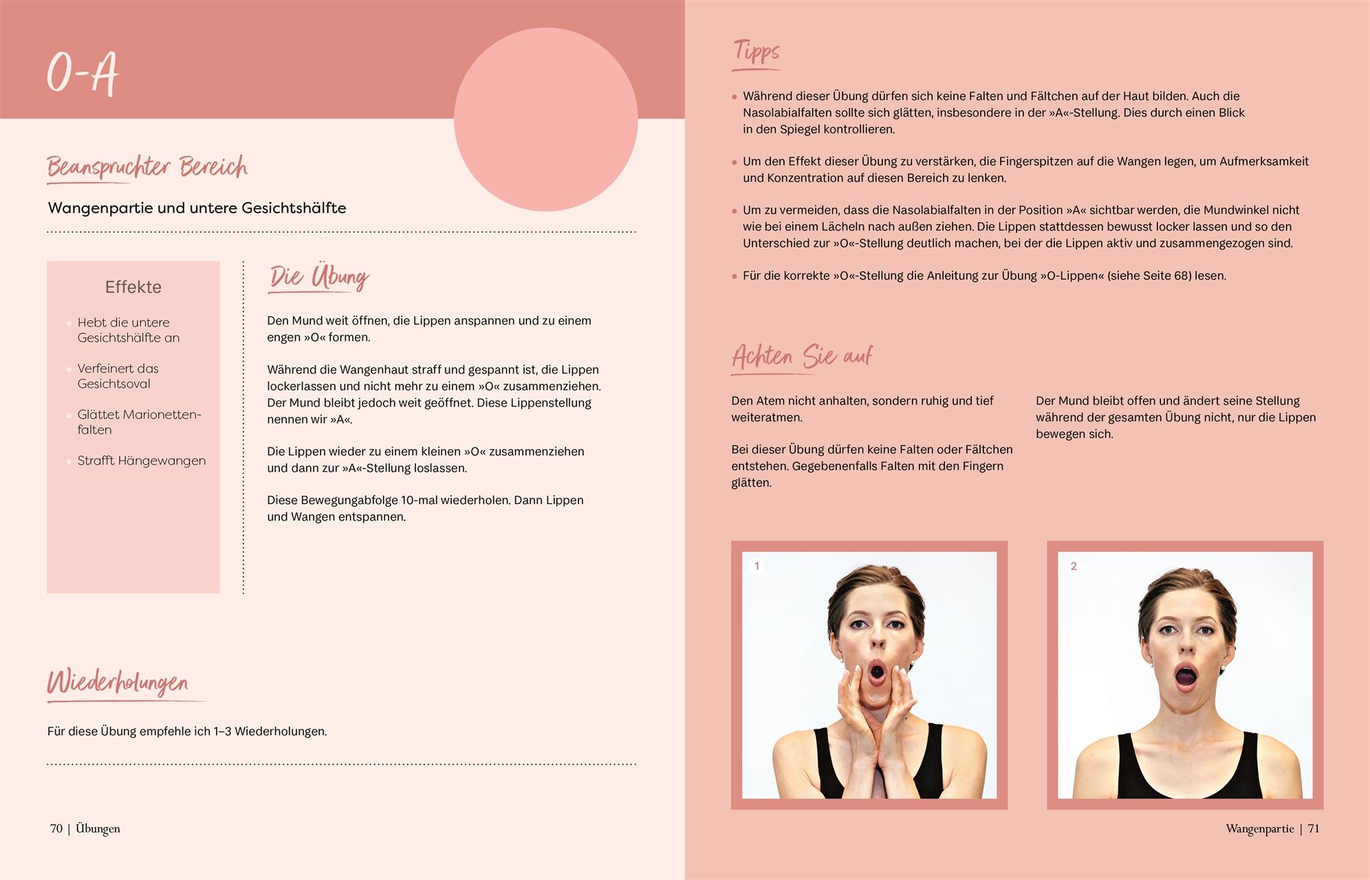Beispielinhalt (Bild) Natürlich schön mit Face Yoga