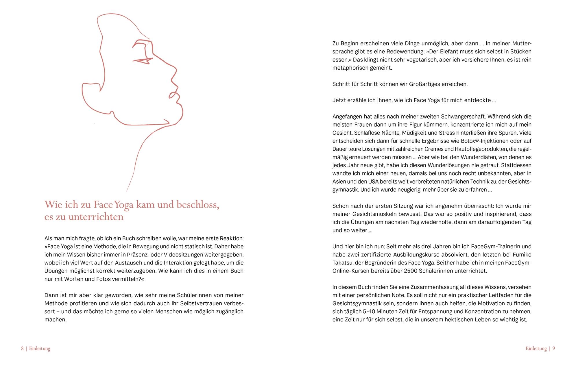 Beispielinhalt (Bild) Natürlich schön mit Face Yoga