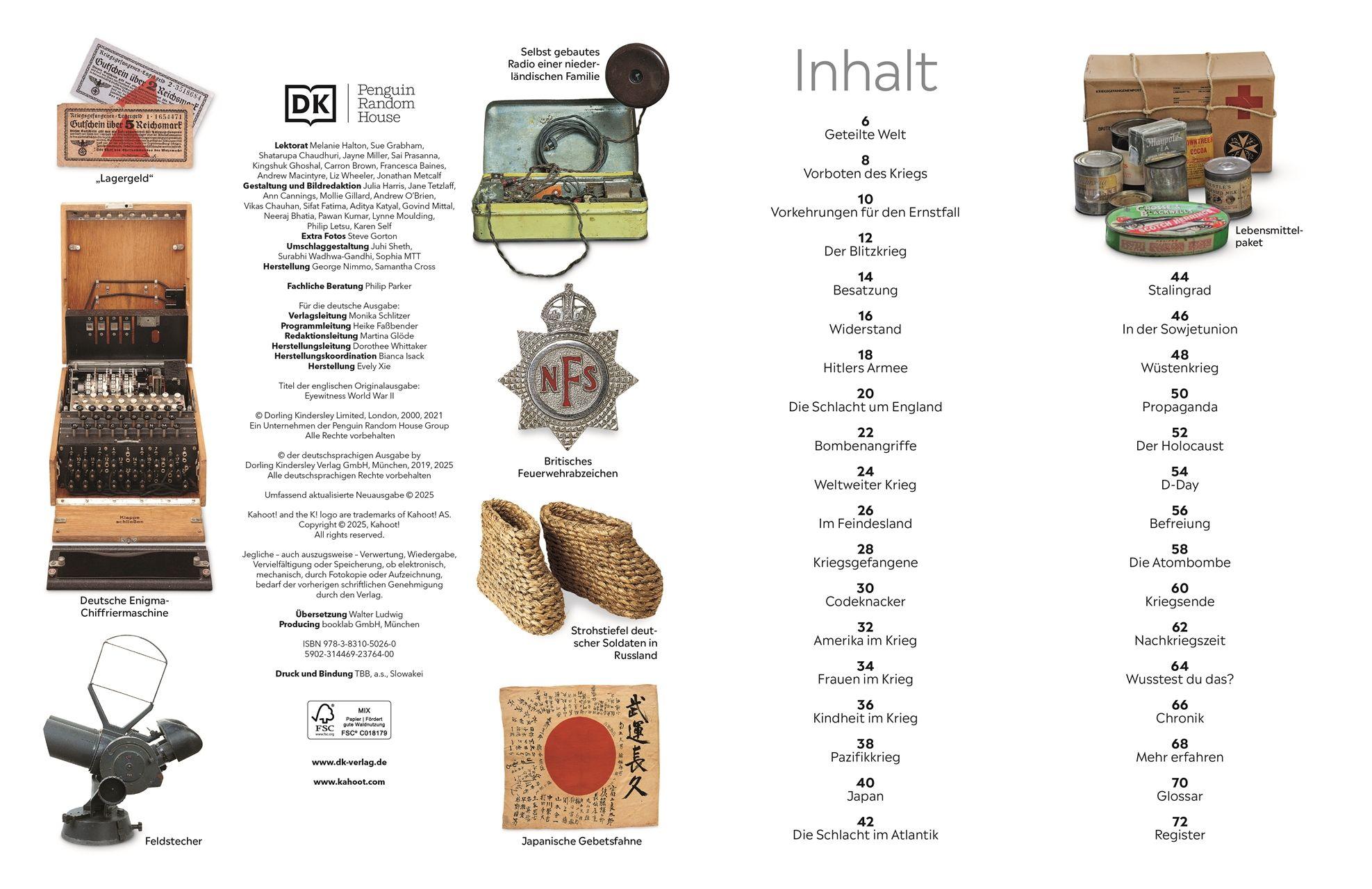 Beispielinhalt (Bild) memo Wissen. Zweiter Weltkrieg