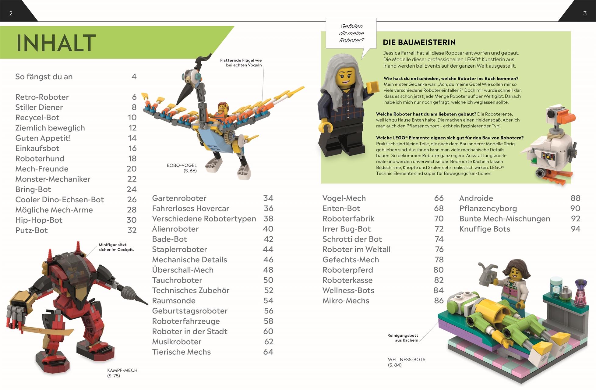 Beispielinhalt (Bild) LEGO® Bauideen Roboter