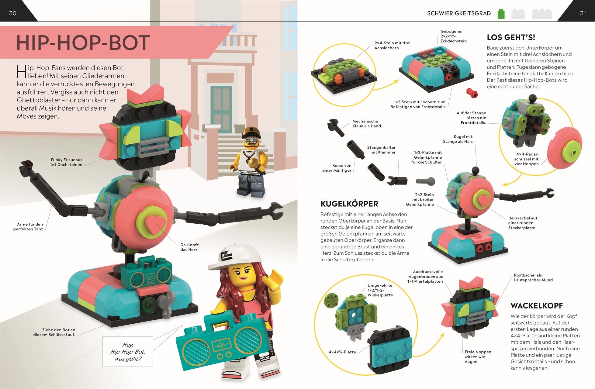 Beispielinhalt (Bild) LEGO® Bauideen Roboter