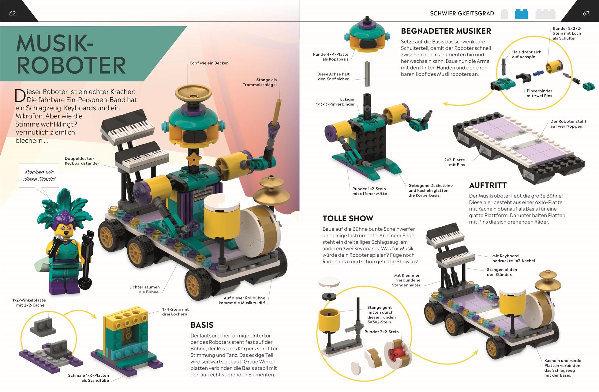 Beispielinhalt (Bild) LEGO® Bauideen Roboter