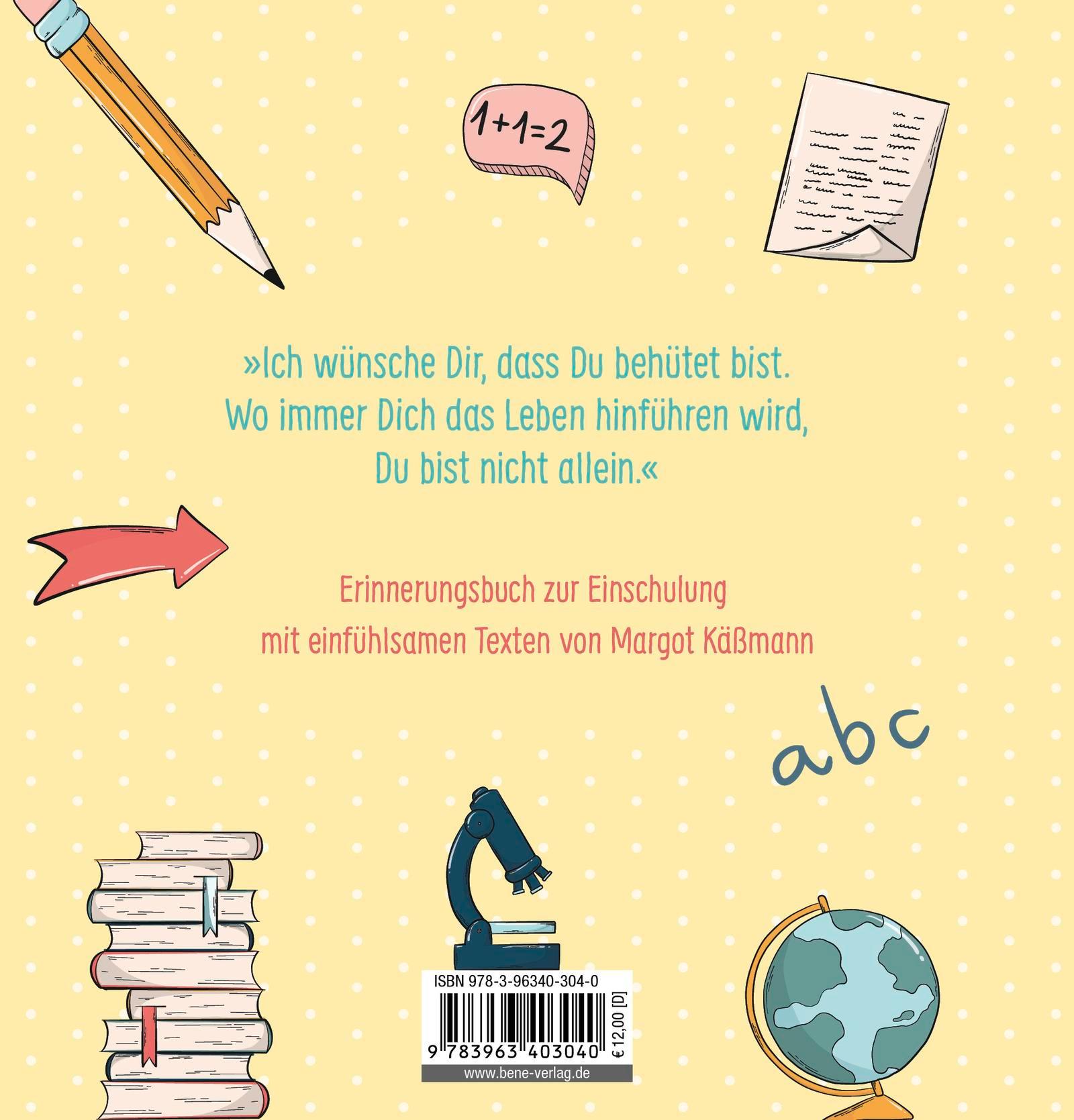 Rückseitencover Alles Gute zur Einschulung