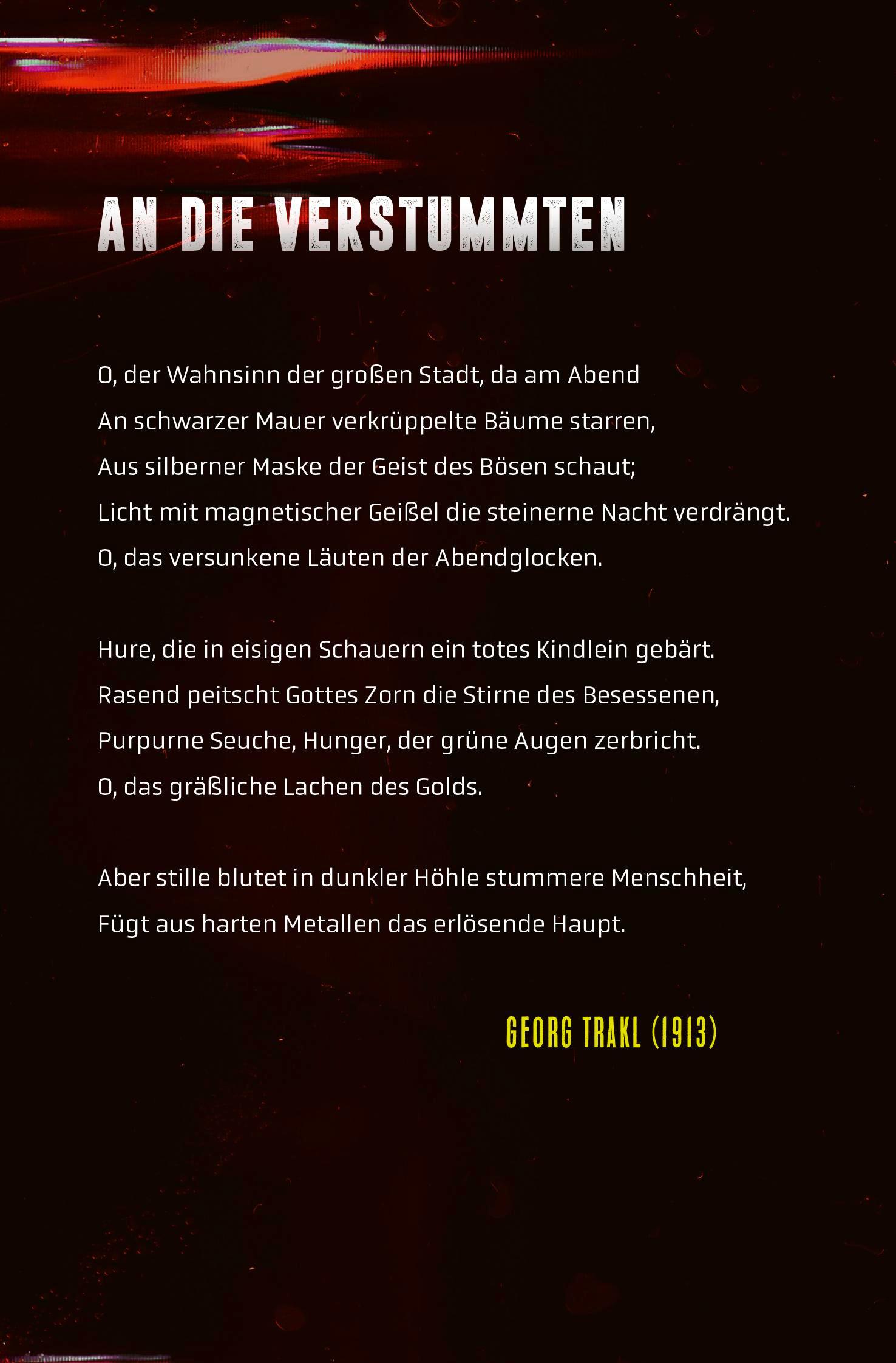 Beispielinhalt (Bild) Stille blutet