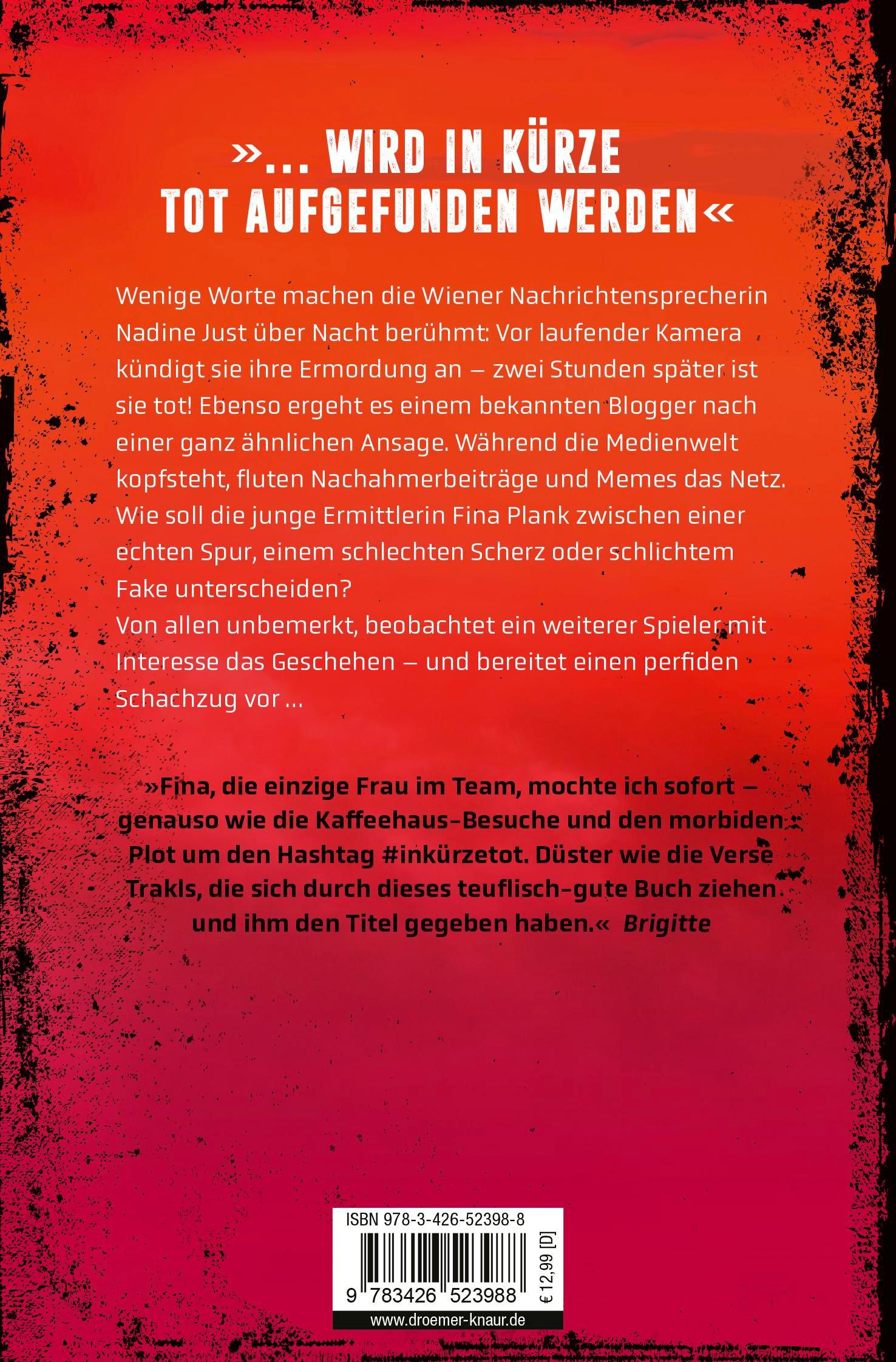 Rückseitencover Stille blutet