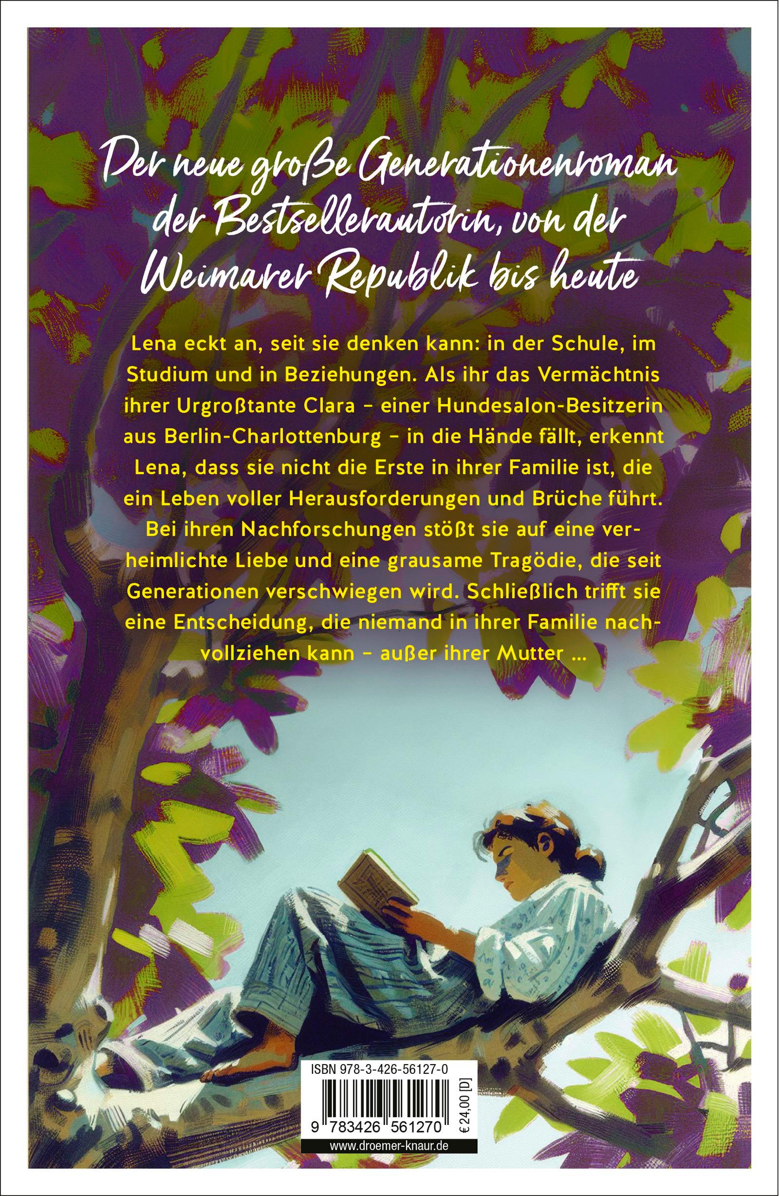 Rückseitencover Vor hundert Sommern