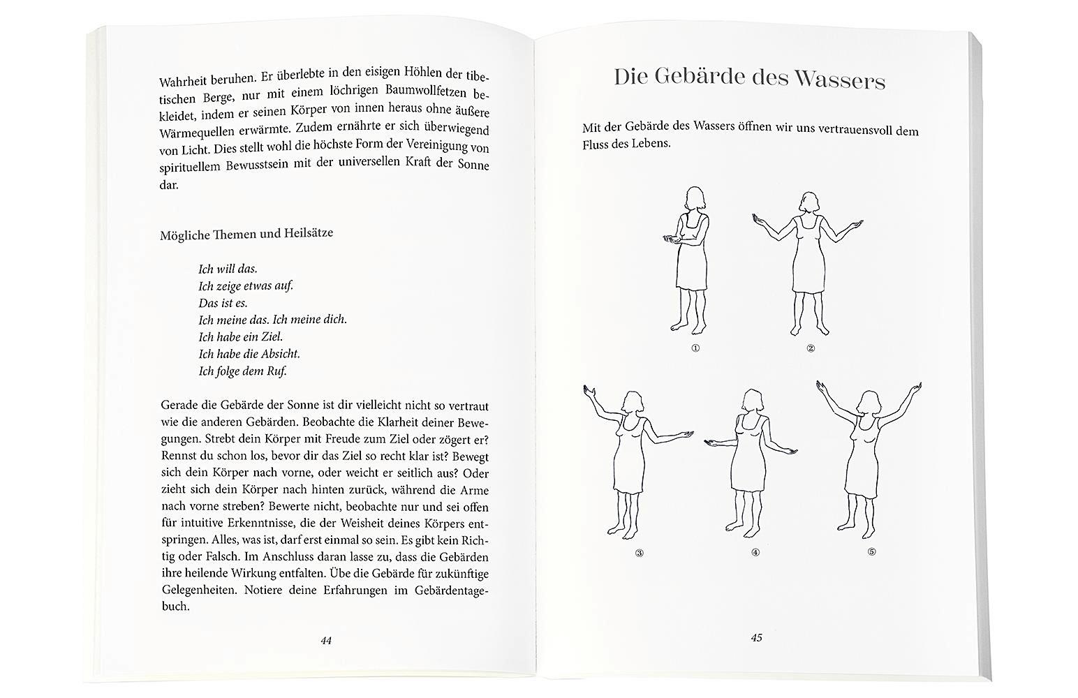 Beispielinhalt (Bild) Die sieben Heilgebärden