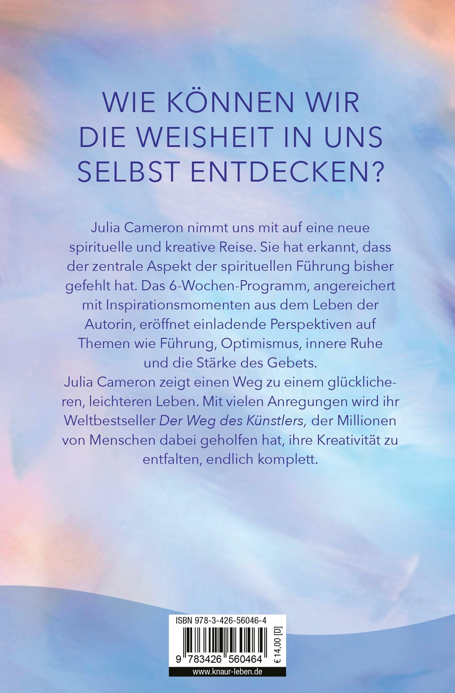 Rückseitencover Spirituelle Führung auf dem Weg des Künstlers