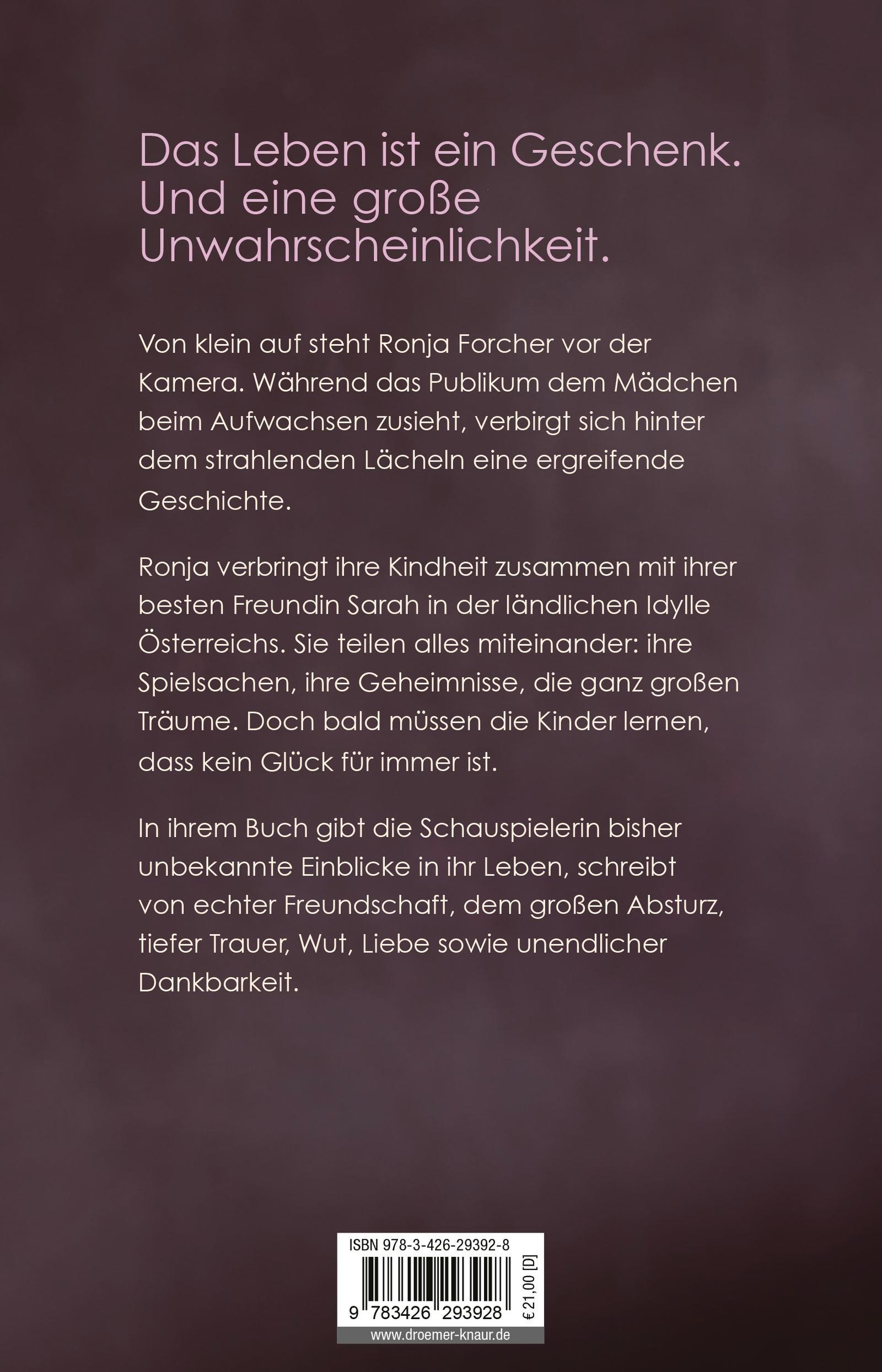 Rückseitencover Für immer an meiner Seite