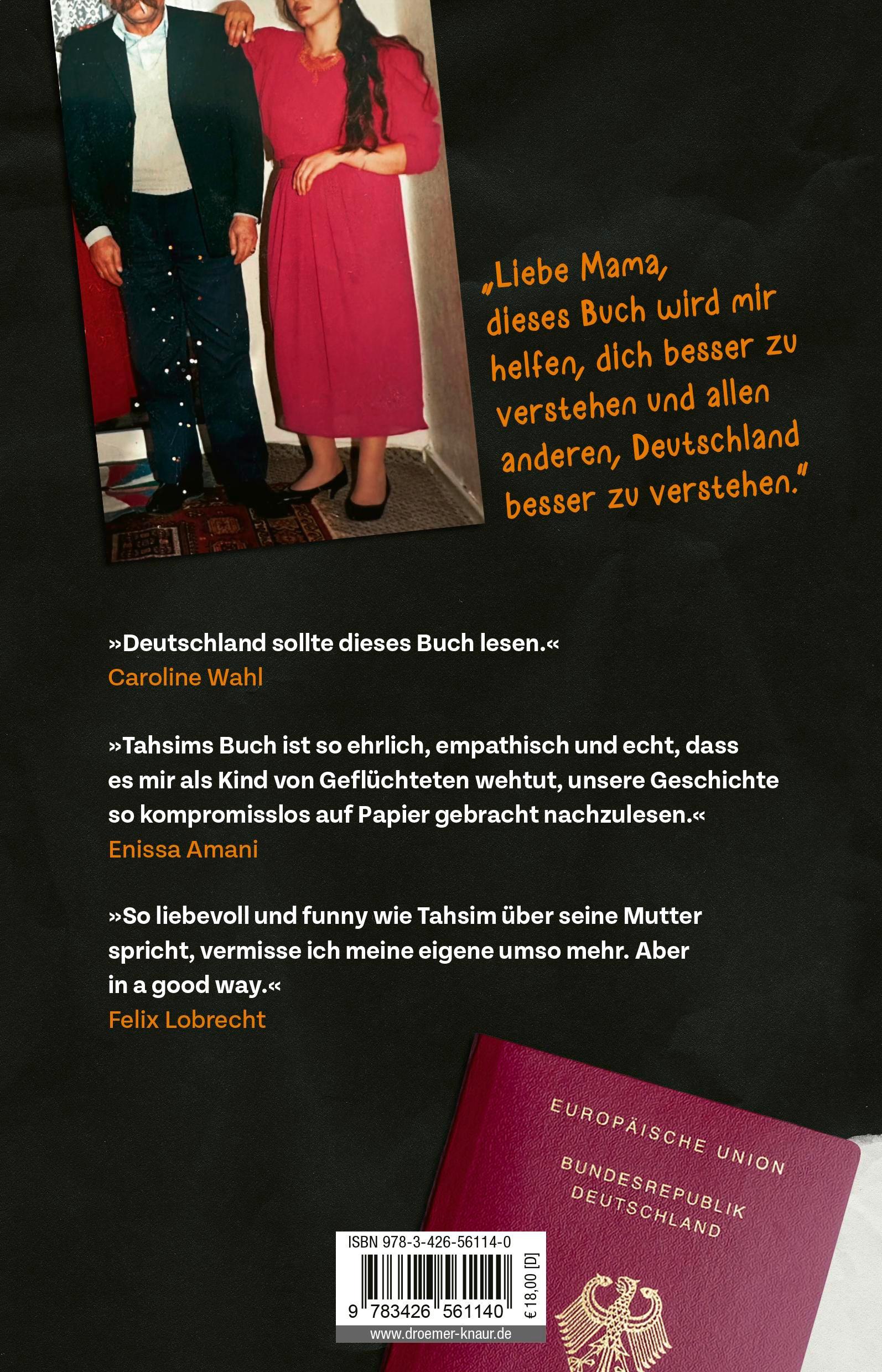 Rückseitencover 'Mama, bitte lern Deutsch'