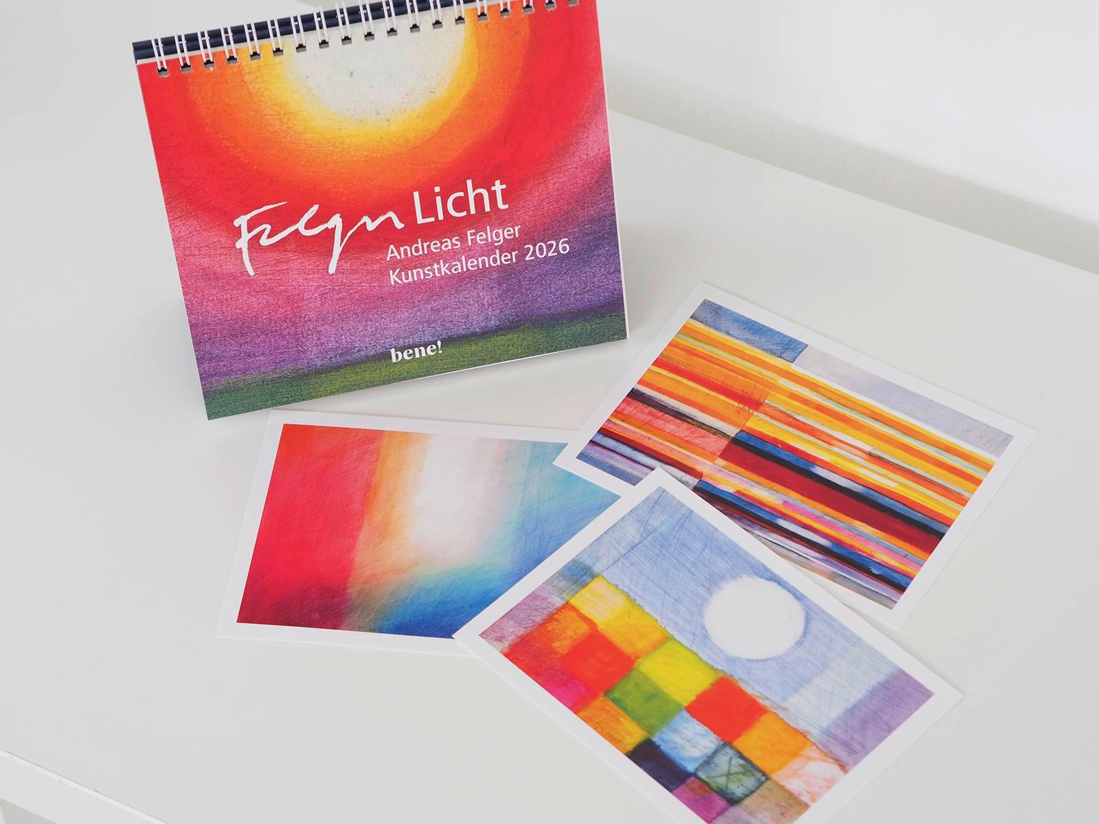 Beispielinhalt (Bild) Monatskalender 2026: Licht