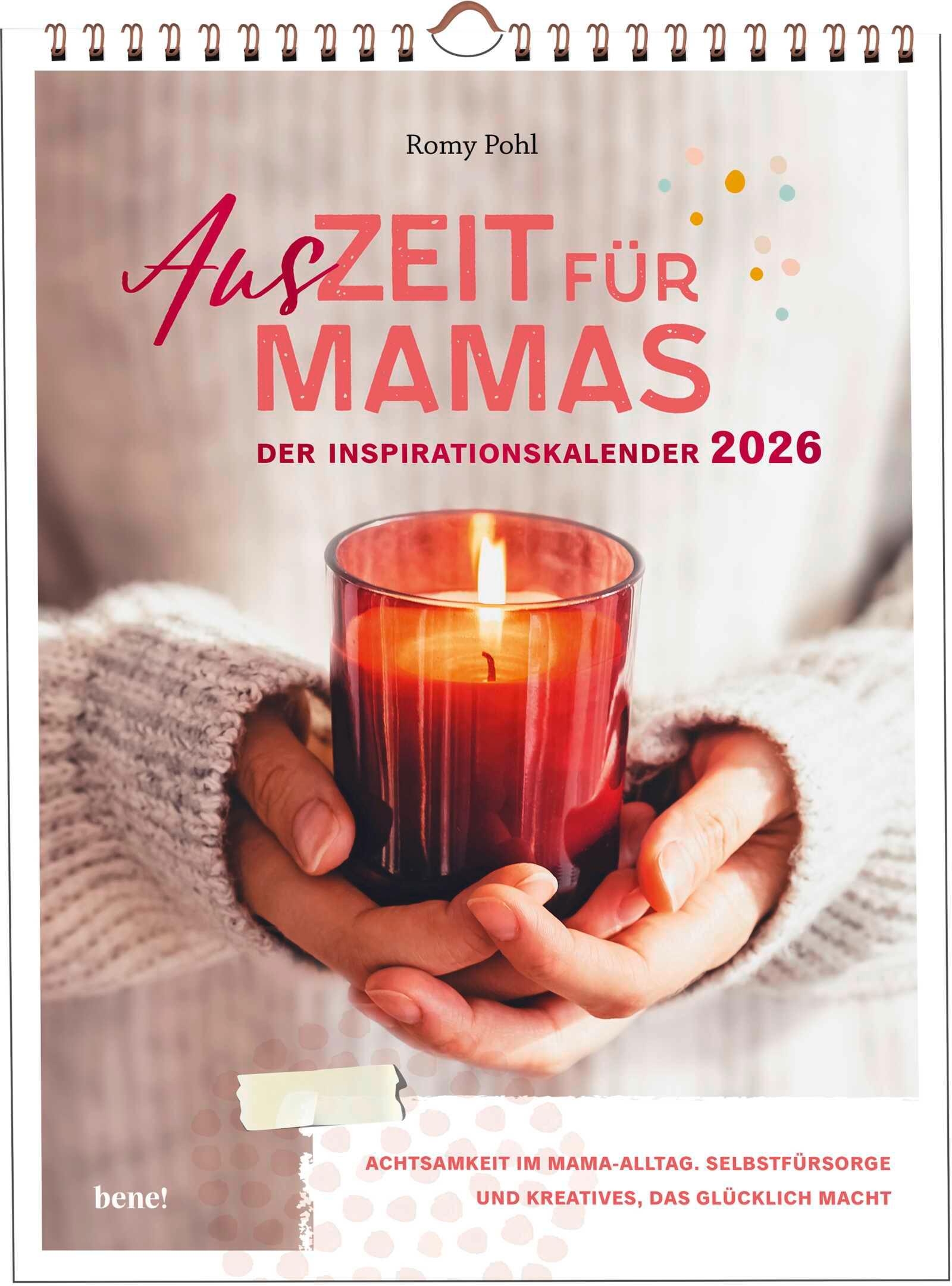 Vorderes Coverbild Wochenkalender 2026: AusZeit für Mamas 2026 - Inspirationskalender