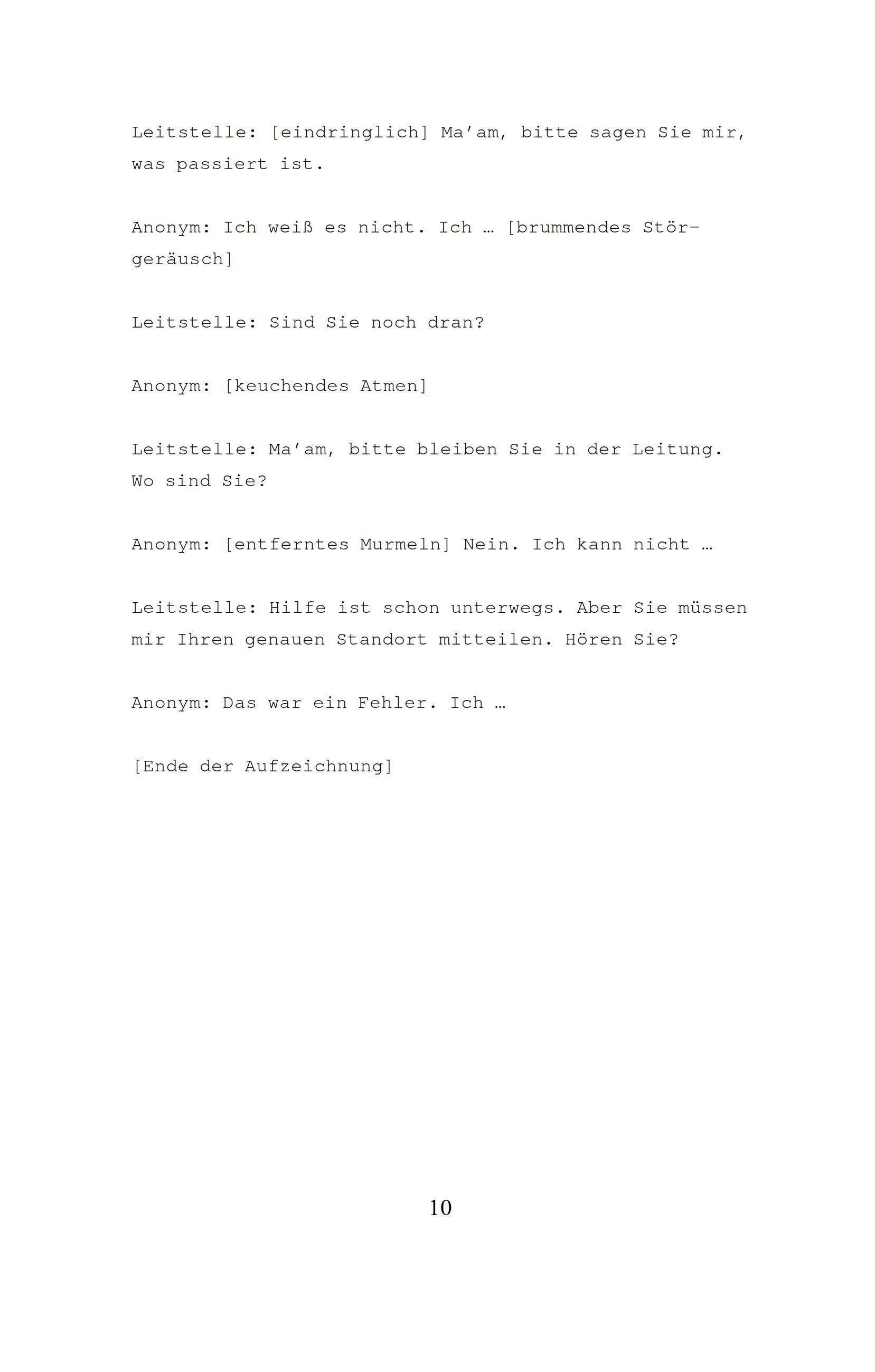 Beispielinhalt (Bild) Hotel Ambrosia - Du. Entkommst. Nicht.