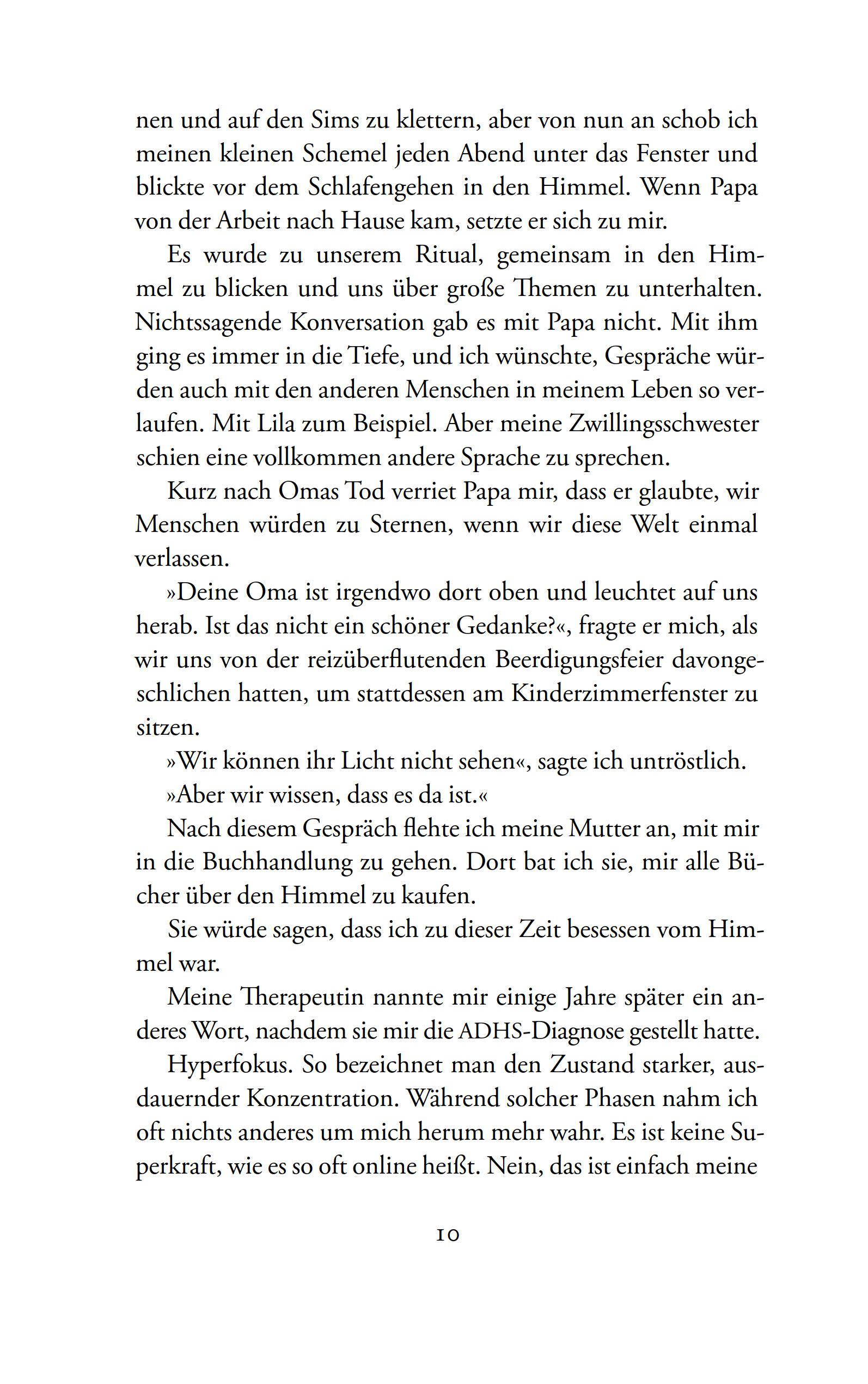 Beispielinhalt (Bild) Camp Rainbow - Über mir der Himmel