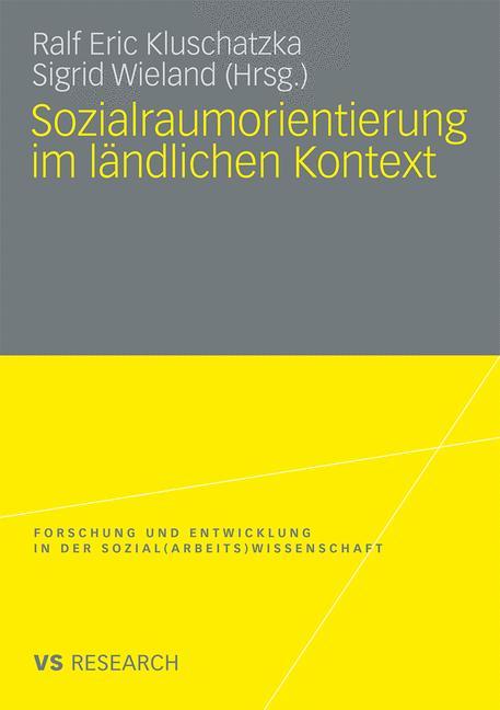 Vorderes Coverbild Sozialraumorientierung im ländlichen Kontext