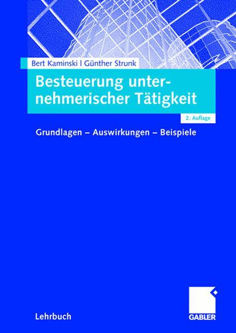 Vorderes Coverbild Besteuerung unternehmerischer Tätigkeit