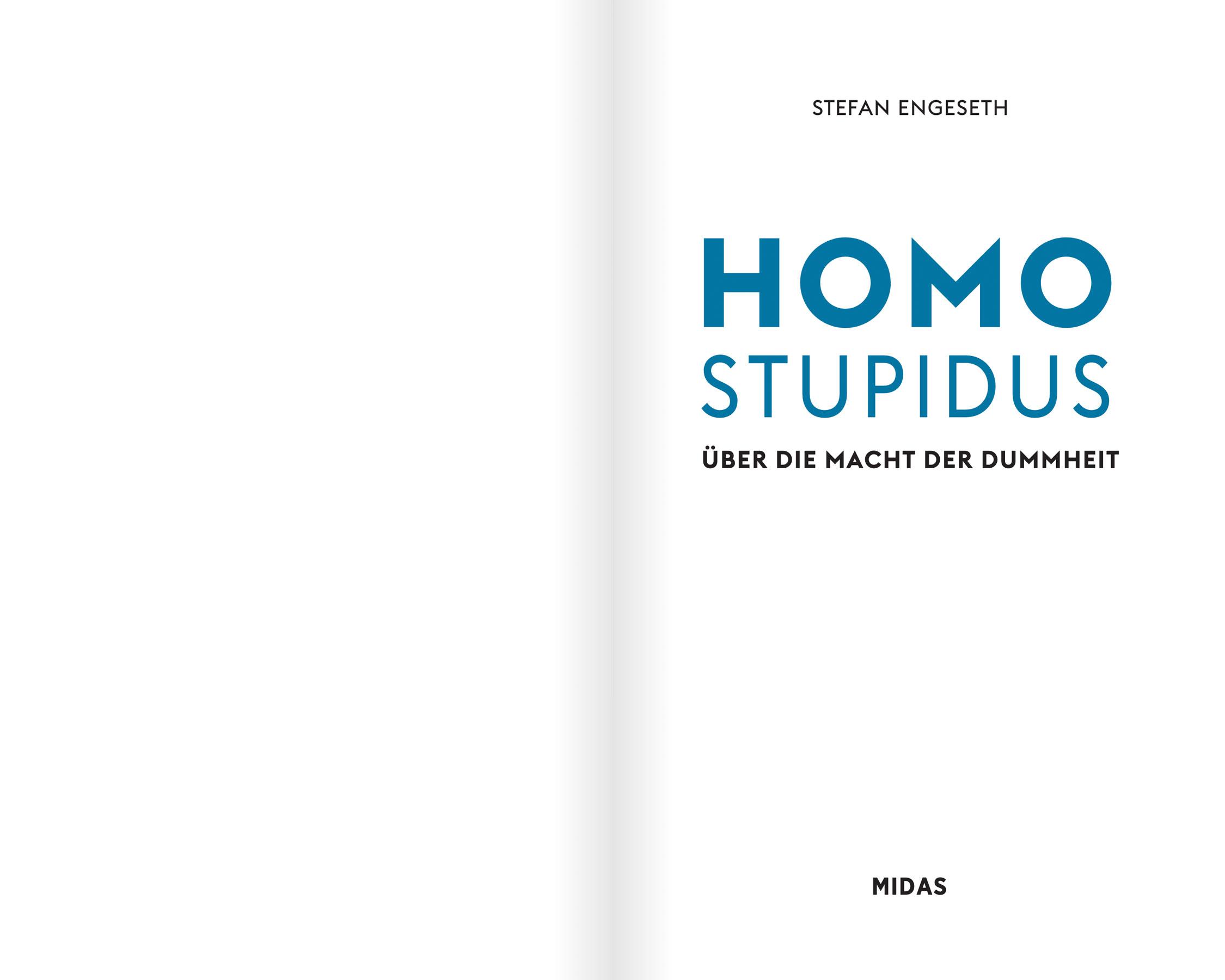 Beispielinhalt (Bild) Homo Stupidus