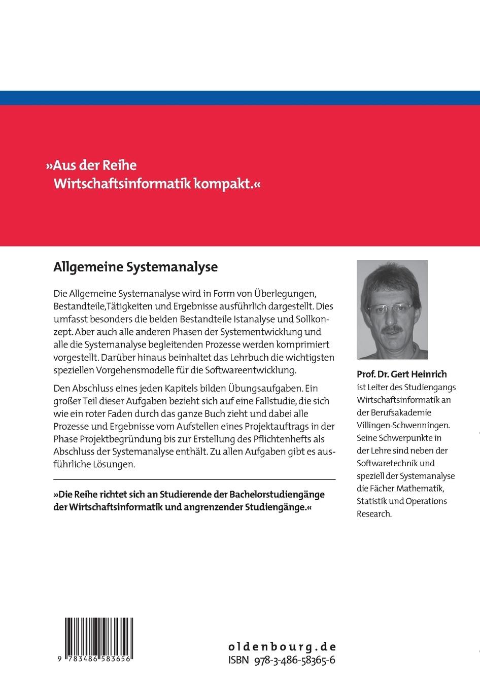 Rückseitencover Allgemeine Systemanalyse