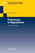 Vorderes Coverbild Preferences in Negotiations