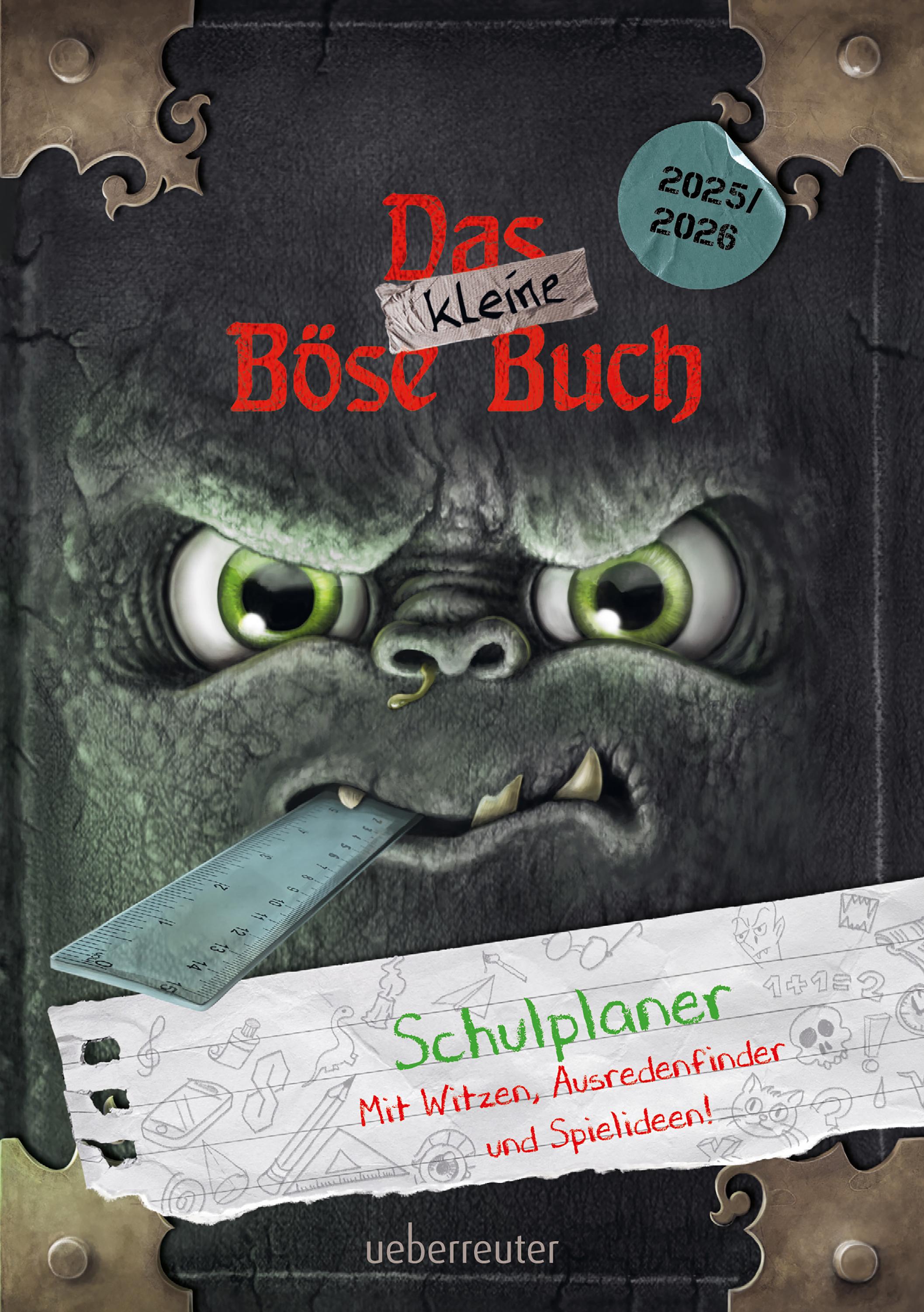 Vorderes Coverbild Das kleine Böse Buch - Schulplaner 2025/2026