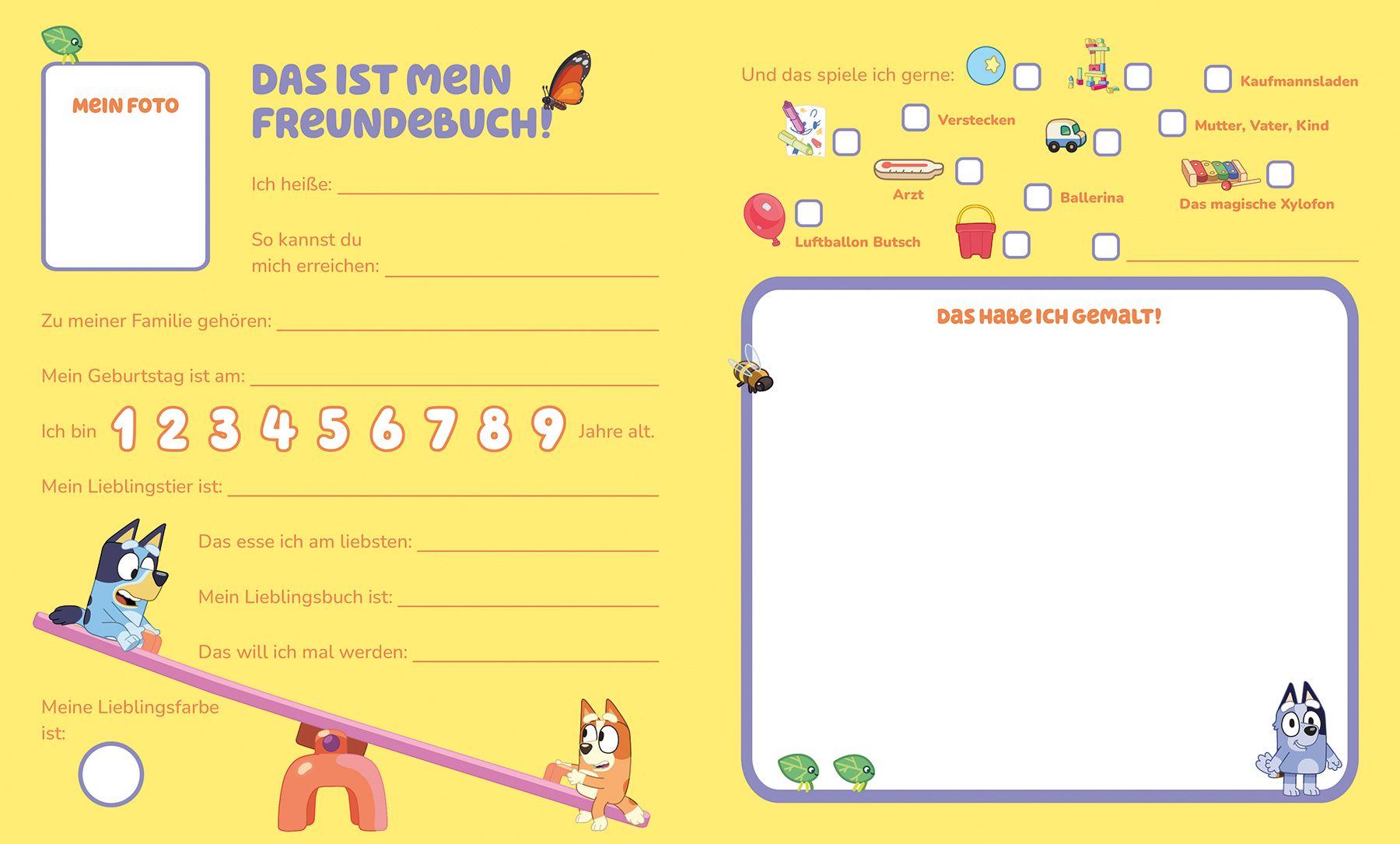 Beispielinhalt (Bild) Bluey: Meine ersten Freunde