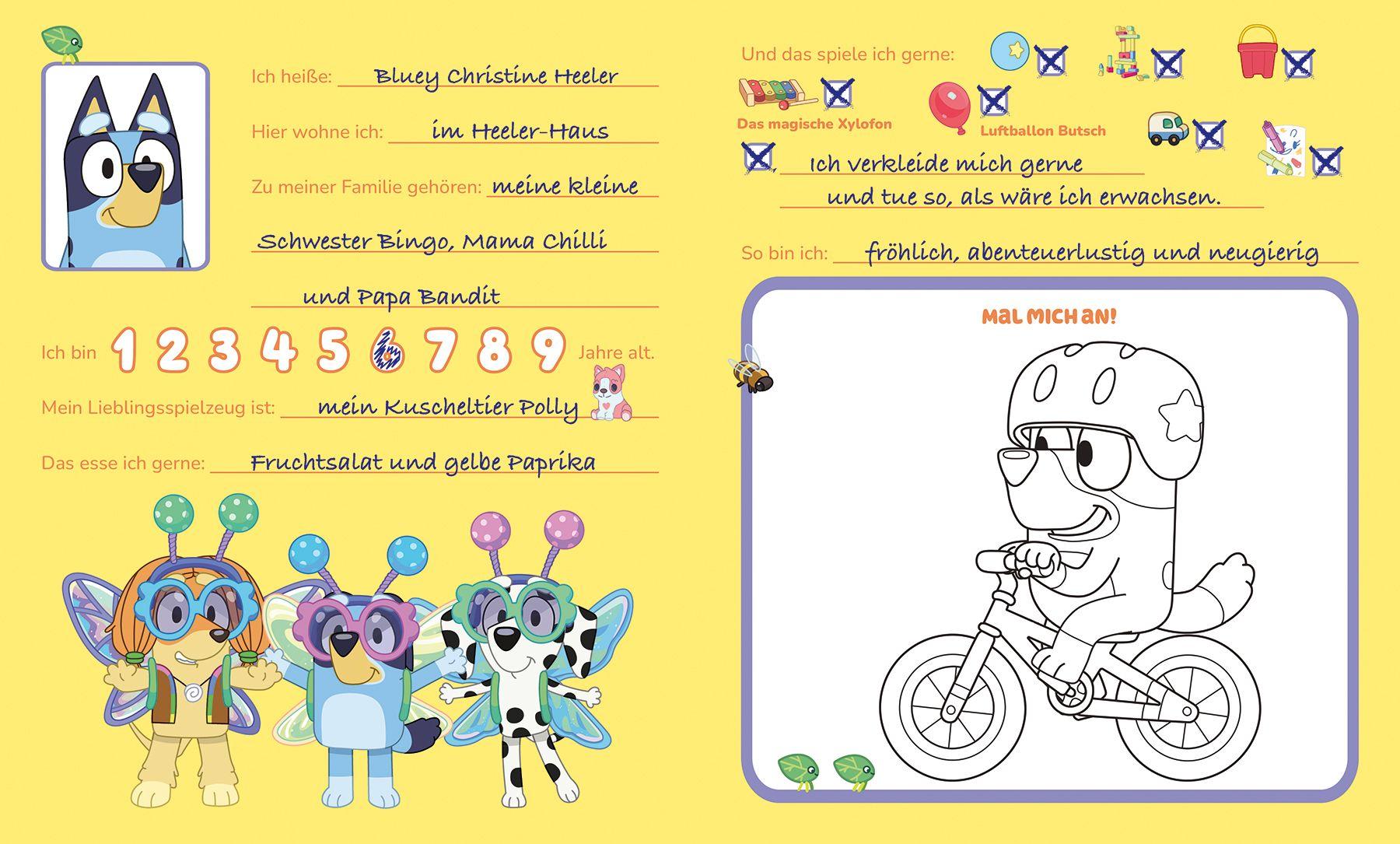 Beispielinhalt (Bild) Bluey: Meine ersten Freunde