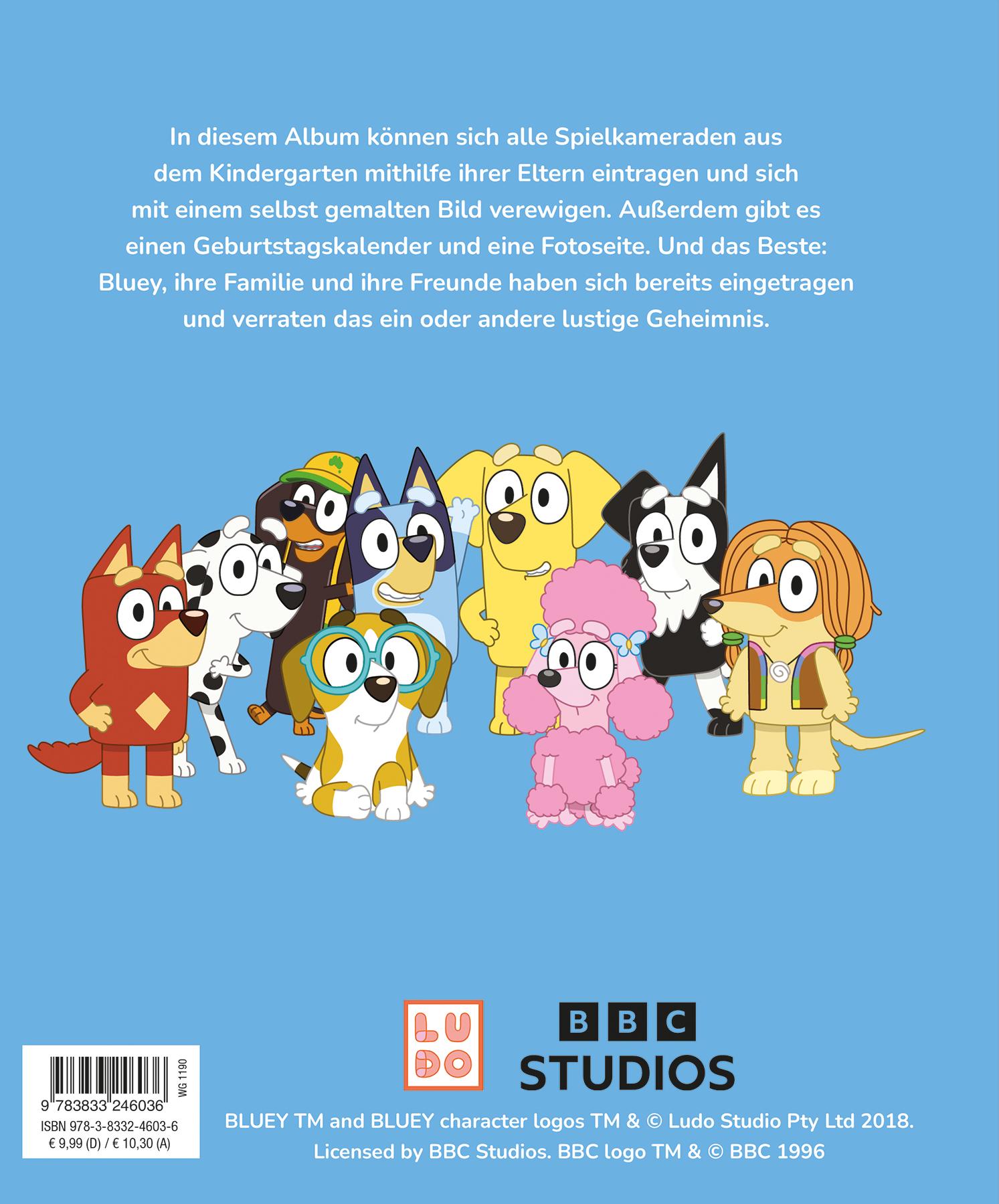 Rückseitencover Bluey: Meine ersten Freunde