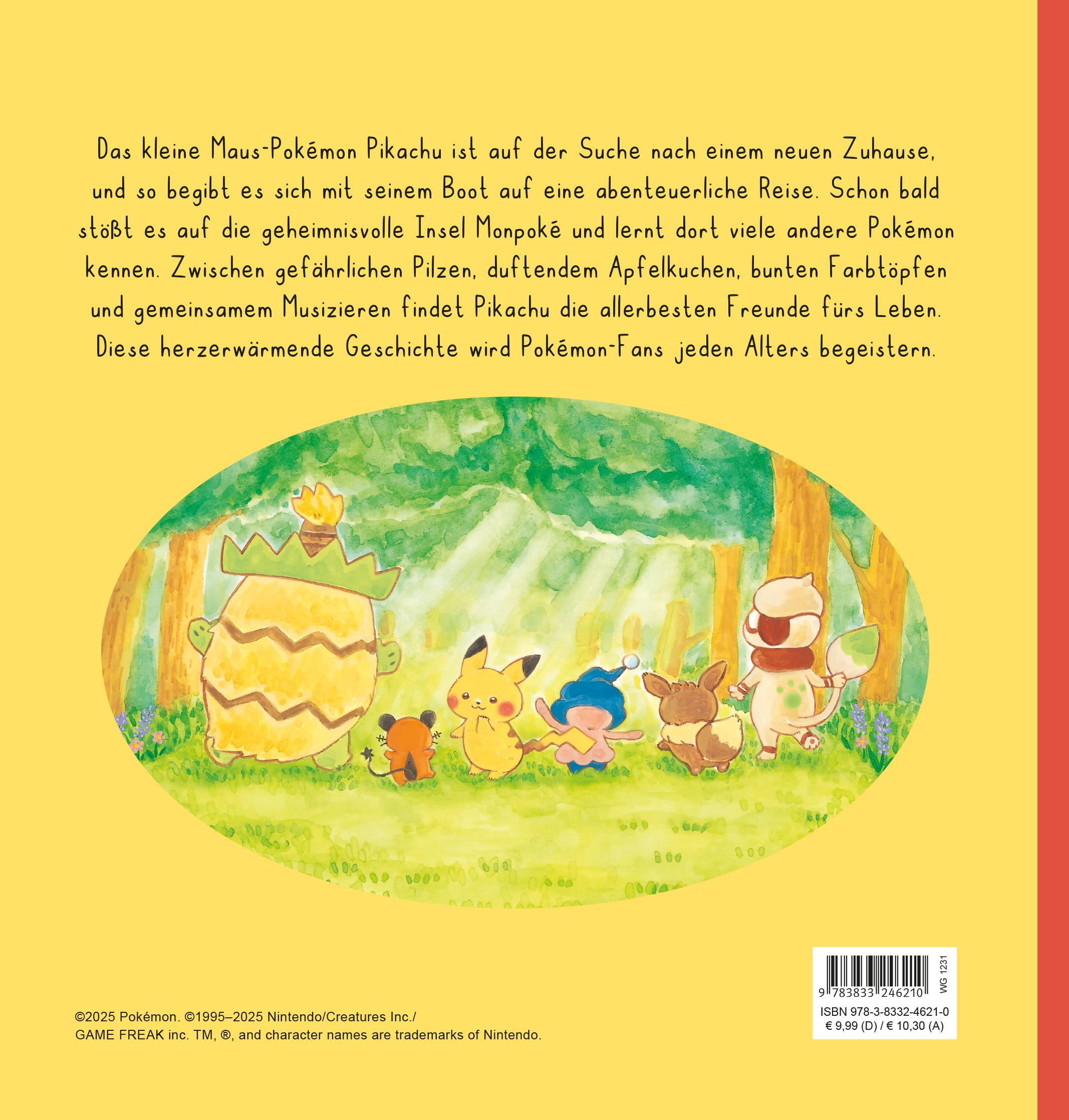 Rückseitencover monpoké: Pikachus erste Freunde