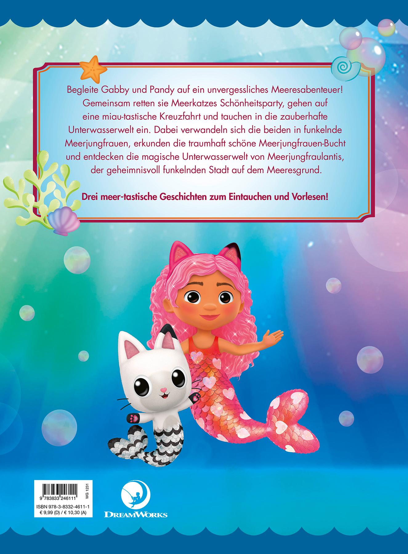 Rückseitencover Gabby's Dollhouse: Zauberhafte Meerjungfrauen-Abenteuer