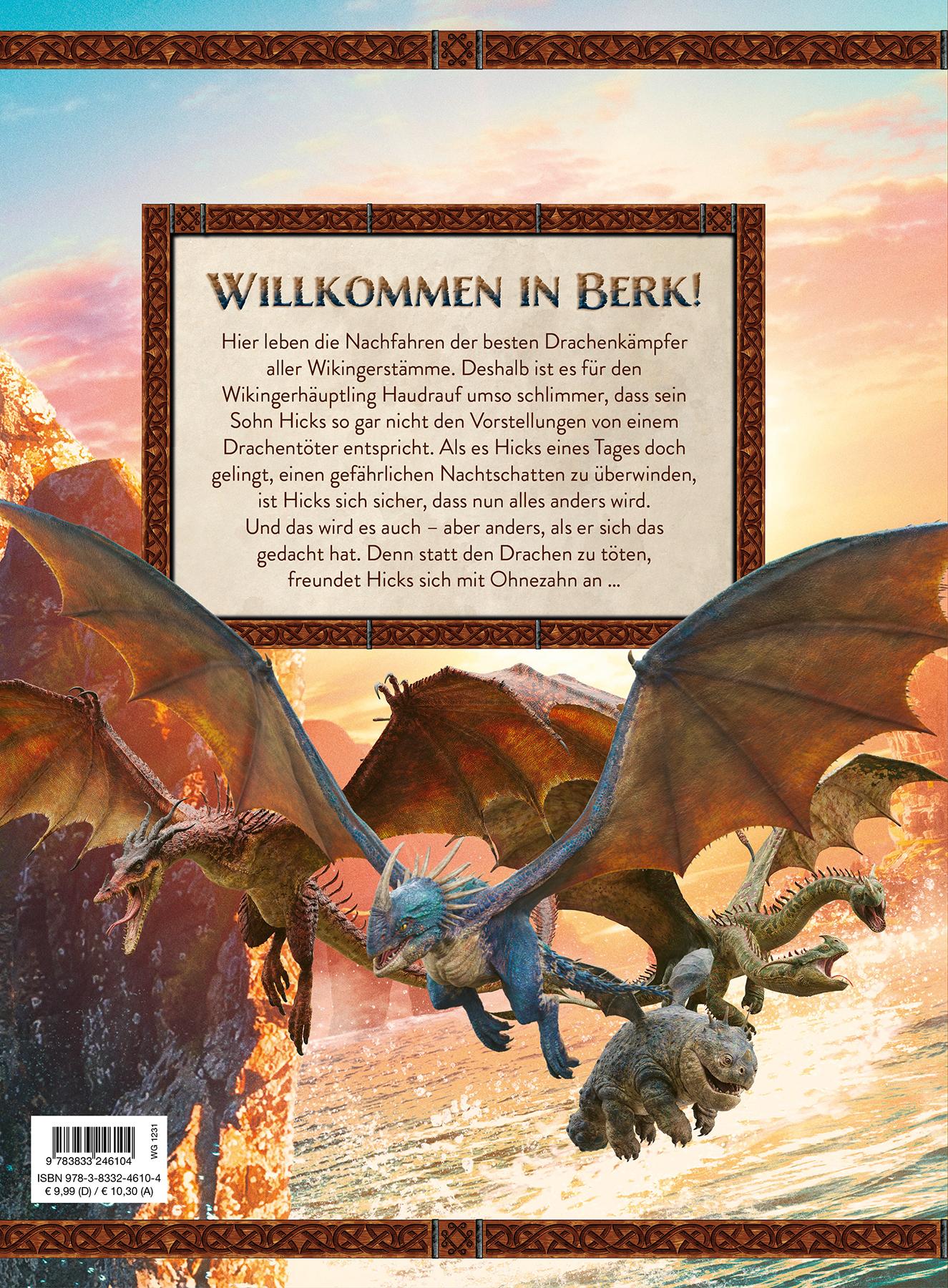 Rückseitencover Drachenzähmen leicht gemacht (Live Action): Das große Buch zum Film