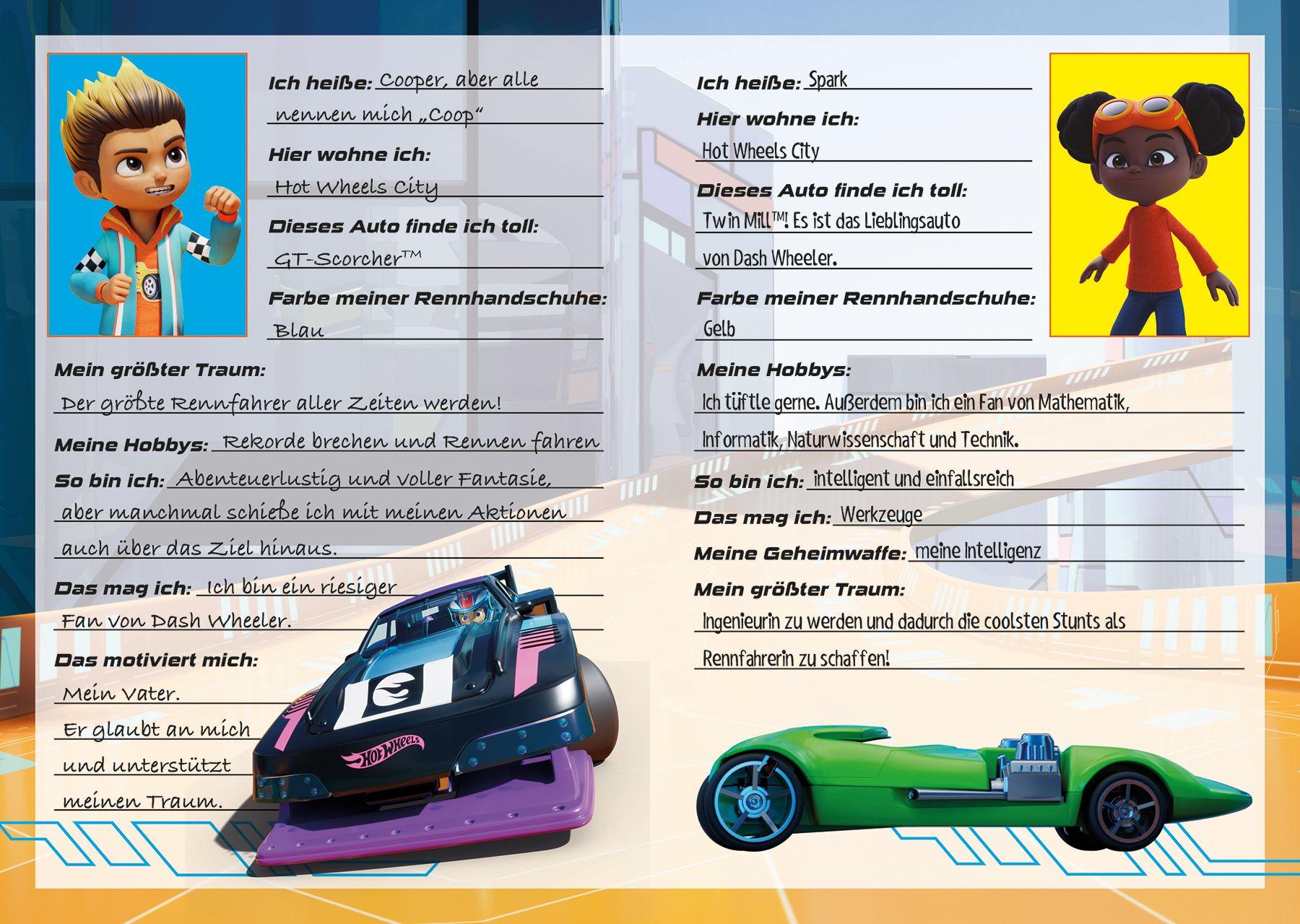 Beispielinhalt (Bild) Hot Wheels(TM) Let's Race: Meine Freunde