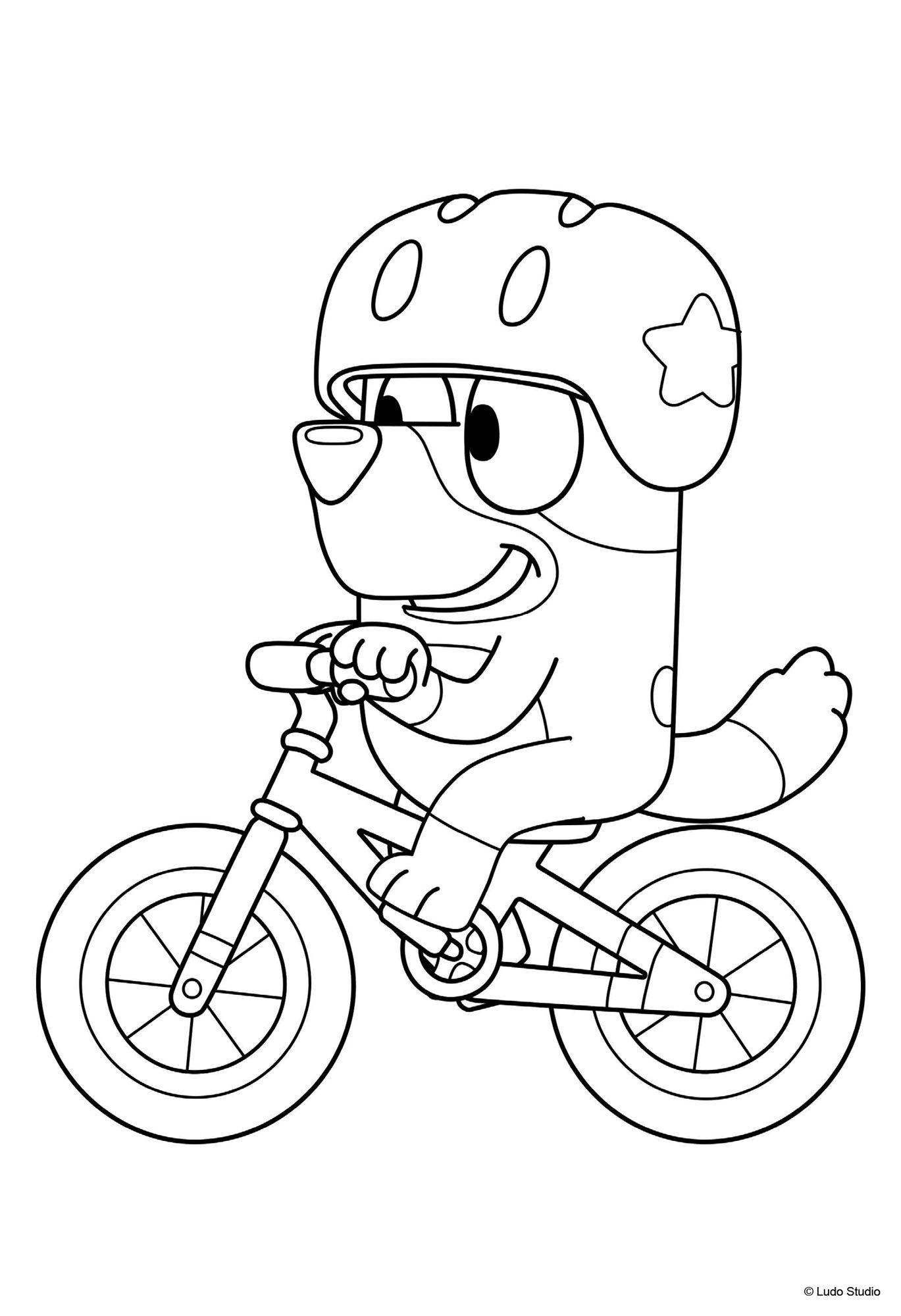 Beispielinhalt (Bild) Bluey: Superstarker Sticker- und Malspaß