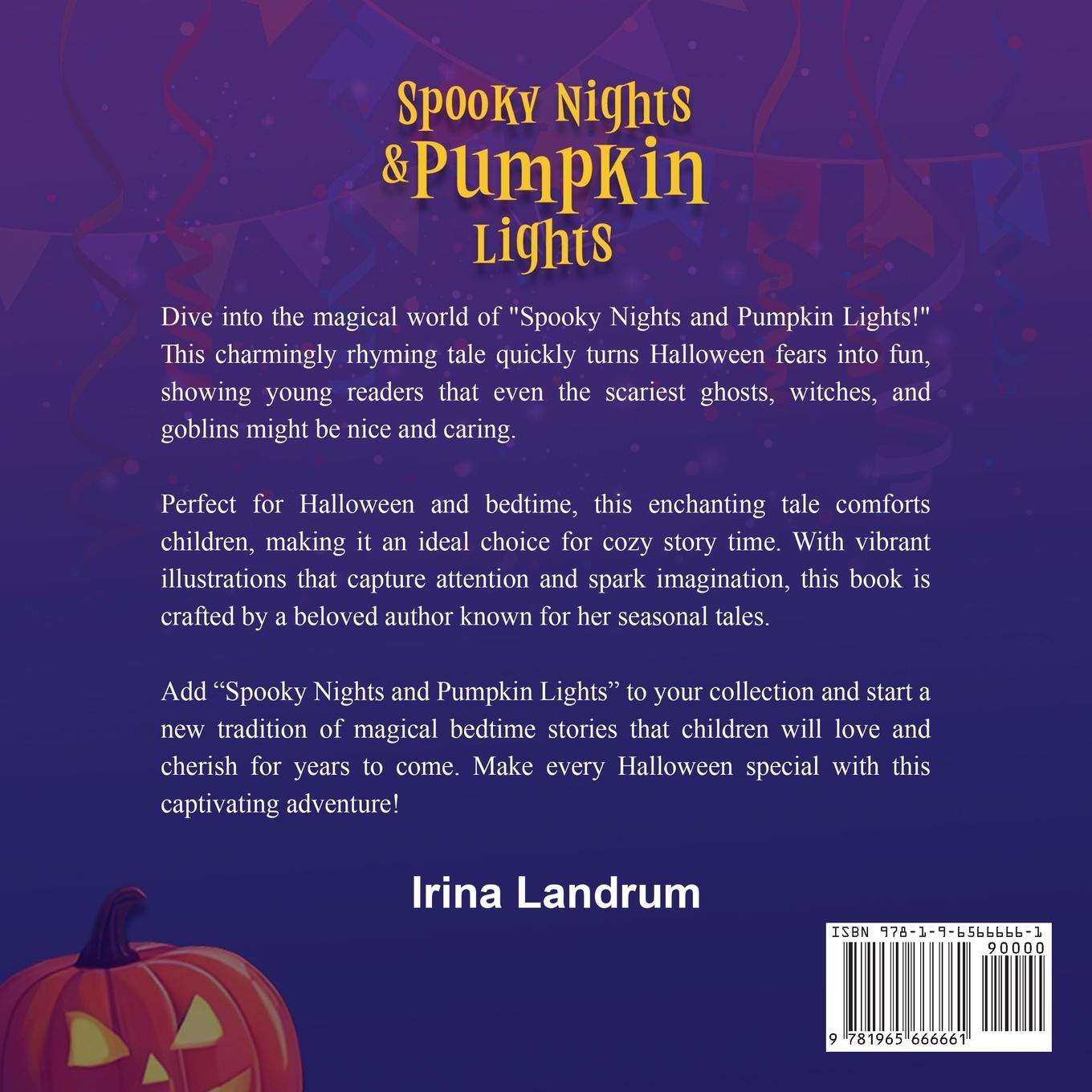 Rückseitencover Spooky Nights and Pumpkin Lights