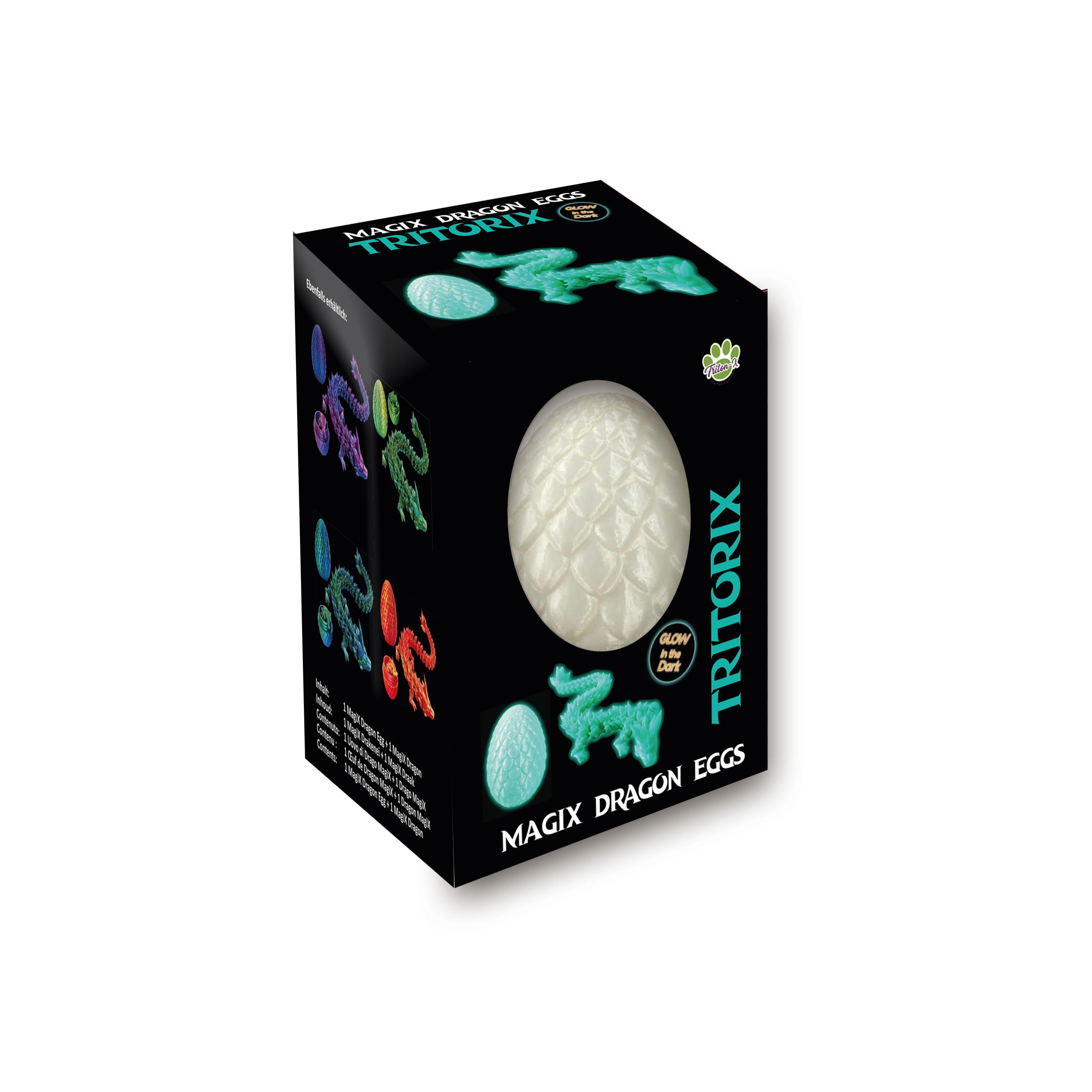 Vorderes Coverbild XL Glow in the Dark MagiX Dragon Egg TRITORAX 13cm