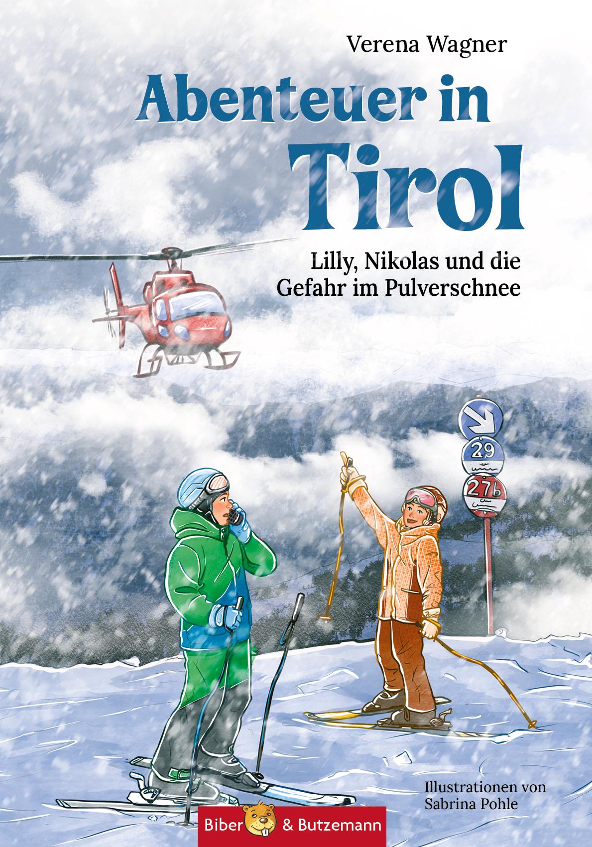 Vorderes Coverbild Abenteuer in Tirol - Lilly, Nikolas und die Gefahr im Pulverschnee