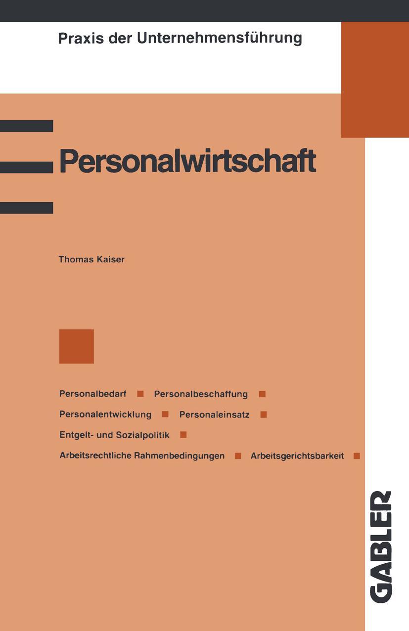 Vorderes Coverbild Personalwirtschaft