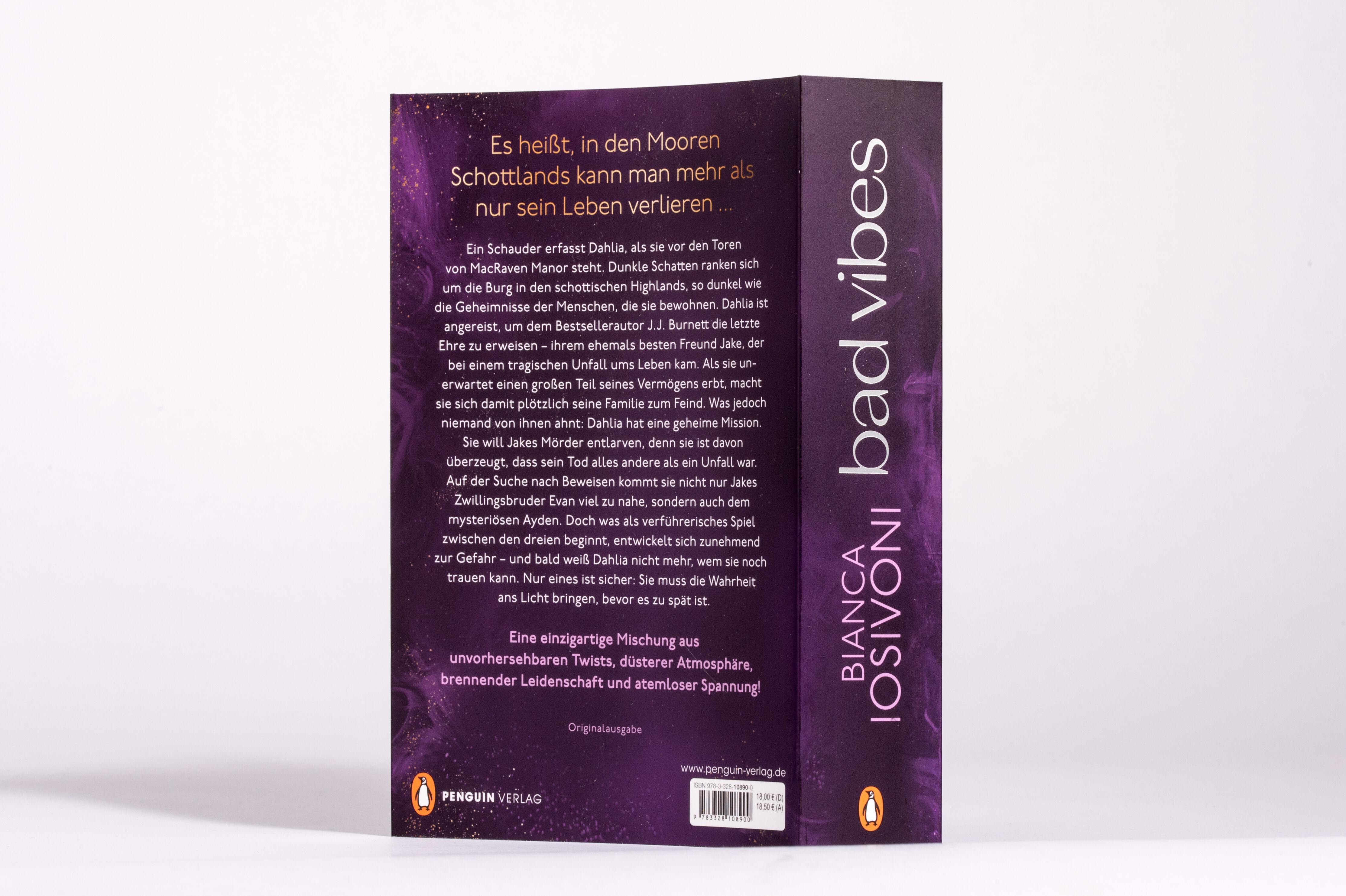 Beispielinhalt (Bild) BAD VIBES. Deine Geheimnisse sterben nie