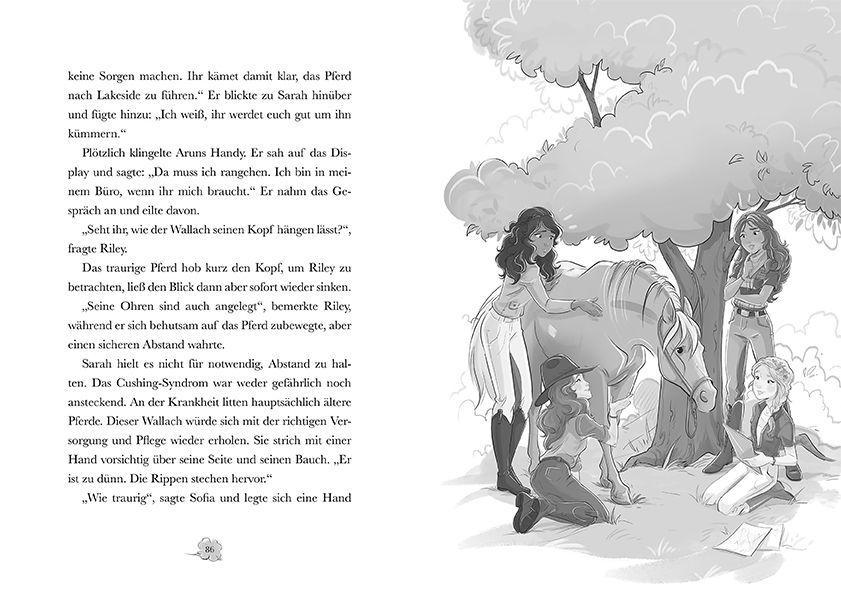 Beispielinhalt (Bild) SCHLEICH® Horse Club(TM) - Das rätselhafte Pferd